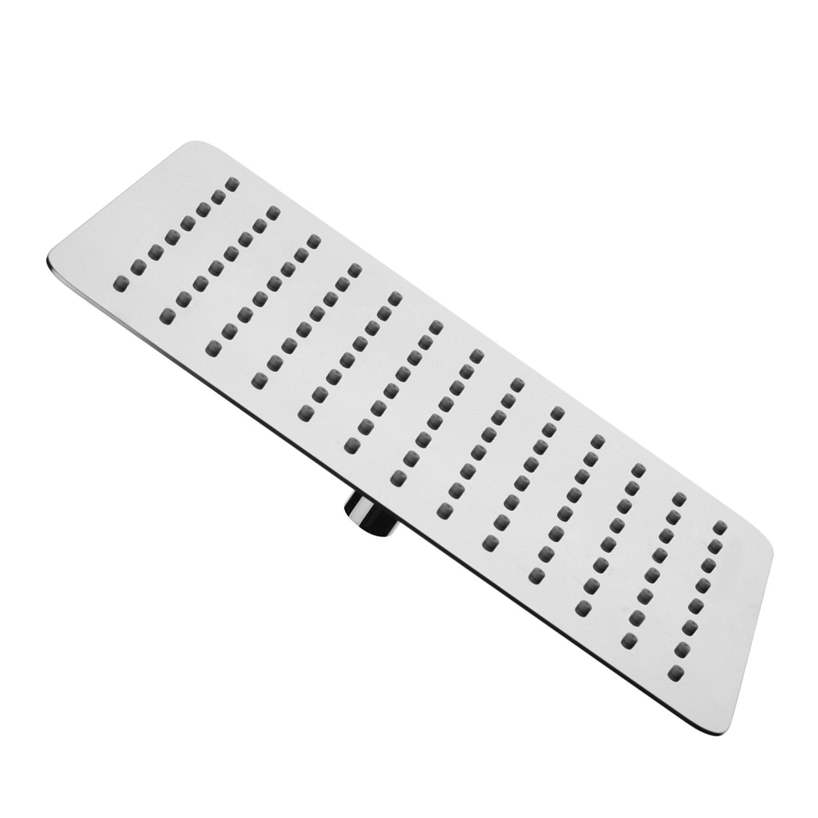 Soffione doccia rettangolare 30x20 cm e braccio 40 cm anticalcare Jacuzzi - Rubinetteria