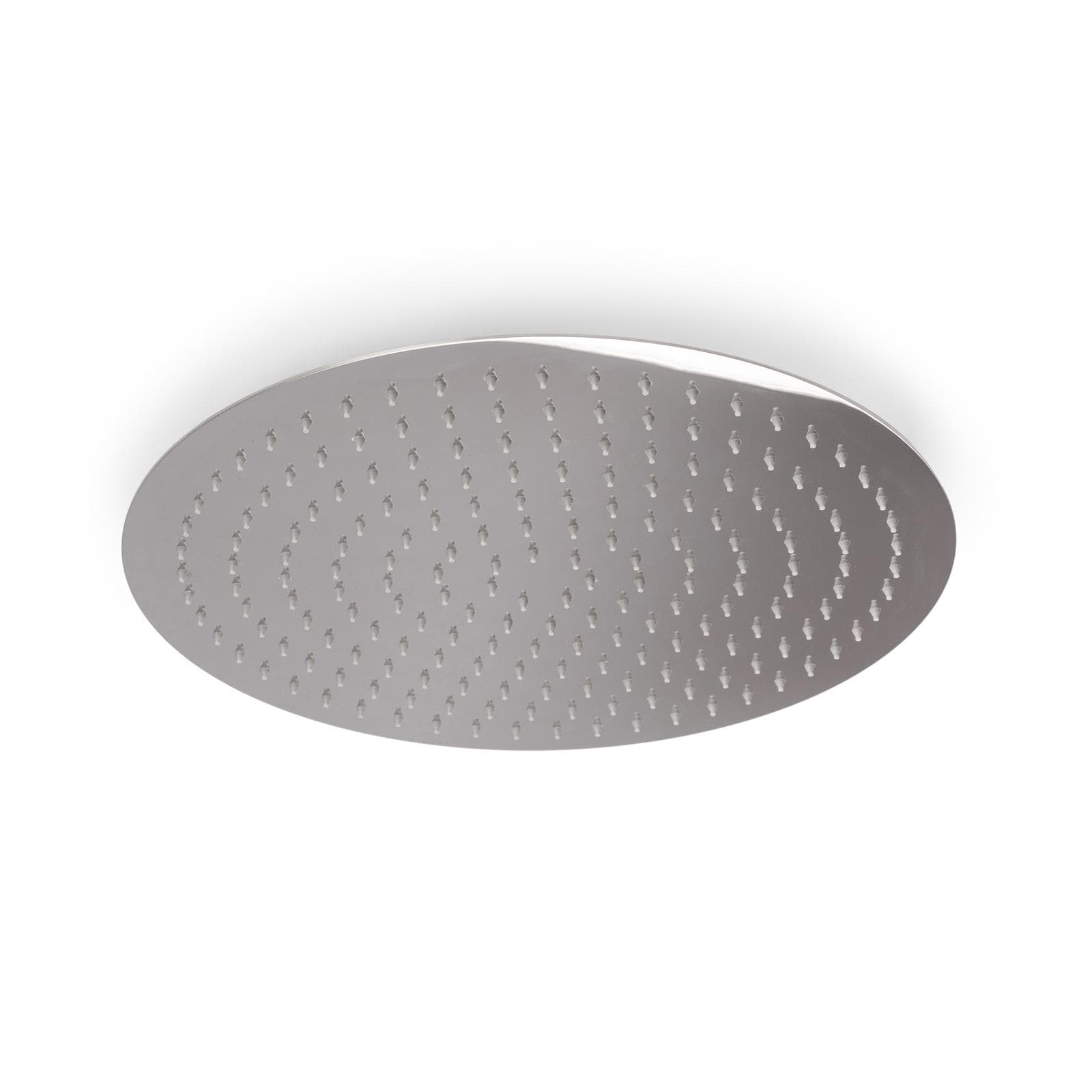 Soffione slim Ø40 cm acciaio inox specchiato aticalcare orientabile