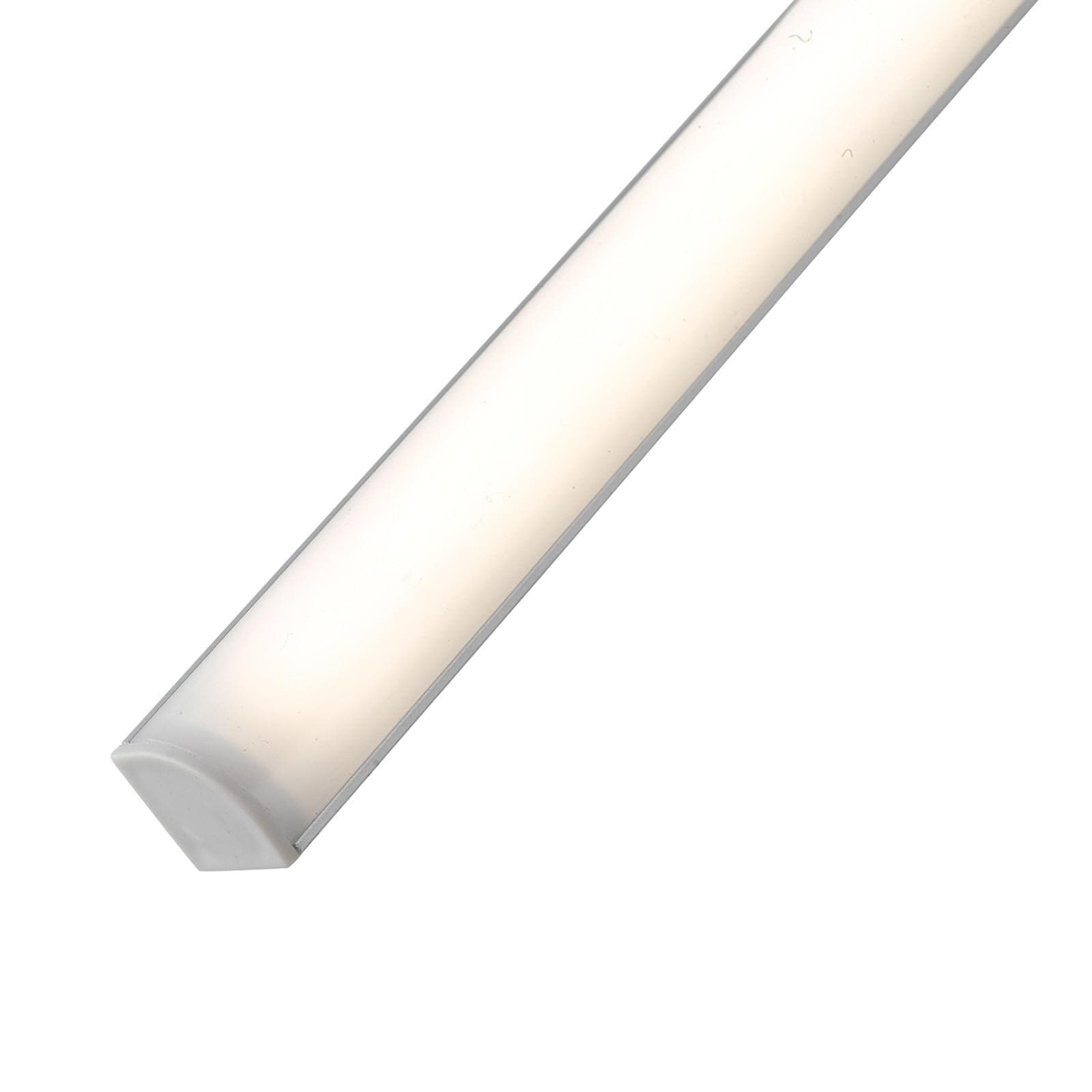 Sotto pensile led angolare 300 cm in alluminio nickel