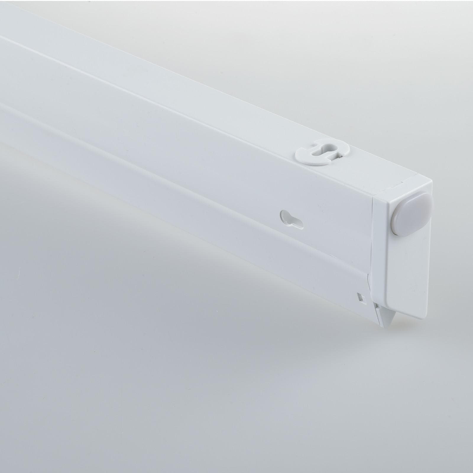 Sotto pensile led orientabile 90 cm in alluminio bianco