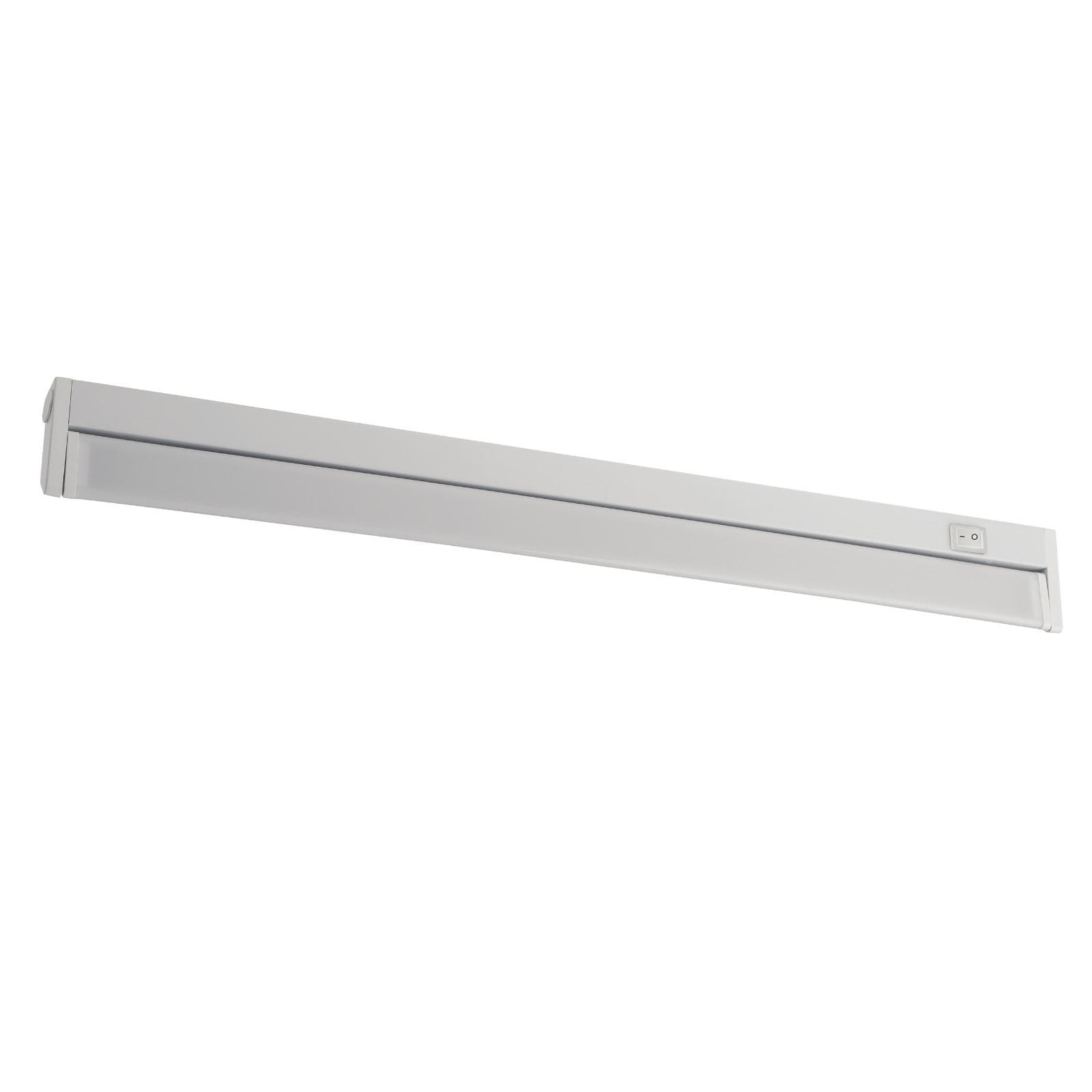 Sotto pensile led orientabile 90 cm in alluminio bianco