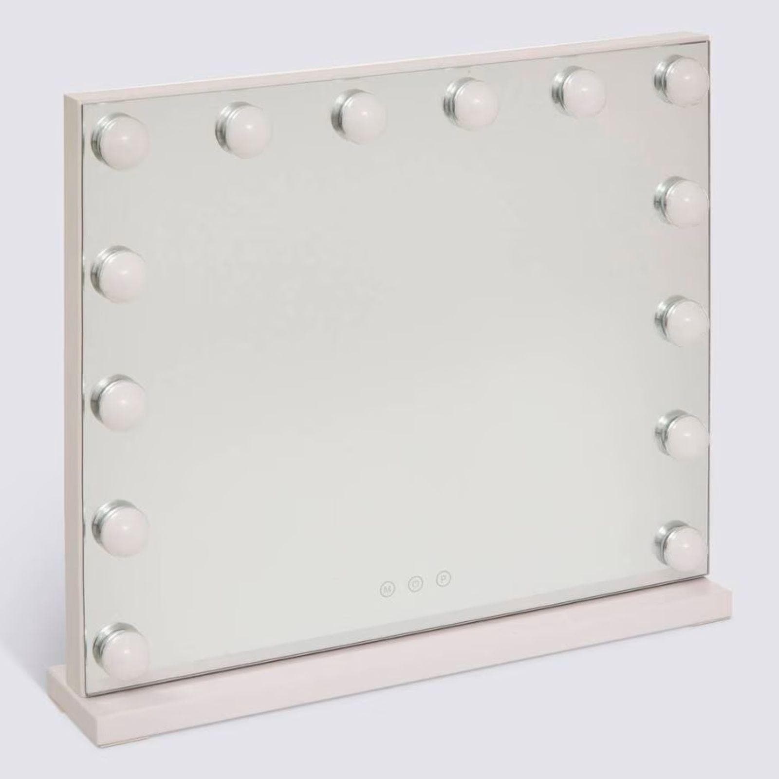 Specchio d'appoggio LED 50x43h cm con 14 punti luce