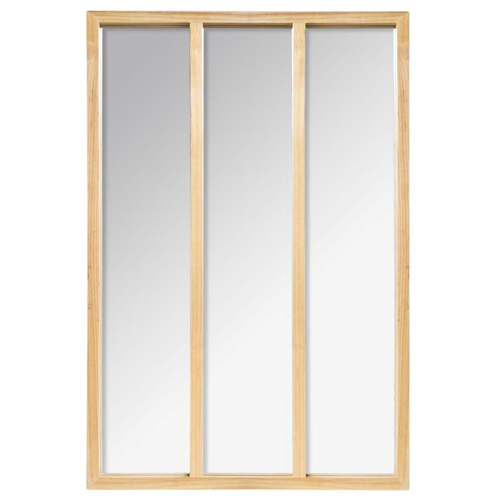 Specchio da interno 76x116h cm in legno naturale - Countrie