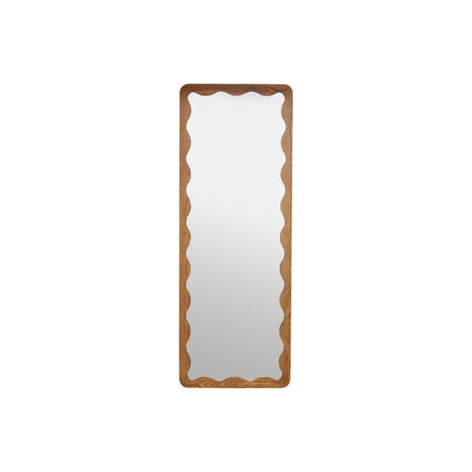 Specchio da terra o sospeso 61x165h cm reversibile in legno naturale - Sanex