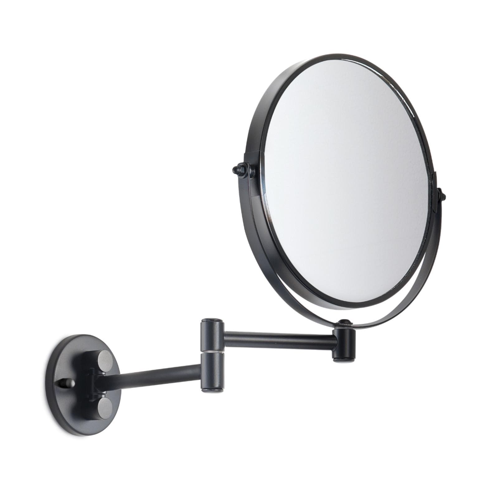 Specchio da trucco 3X bifacciale nero - Michel di Gedy