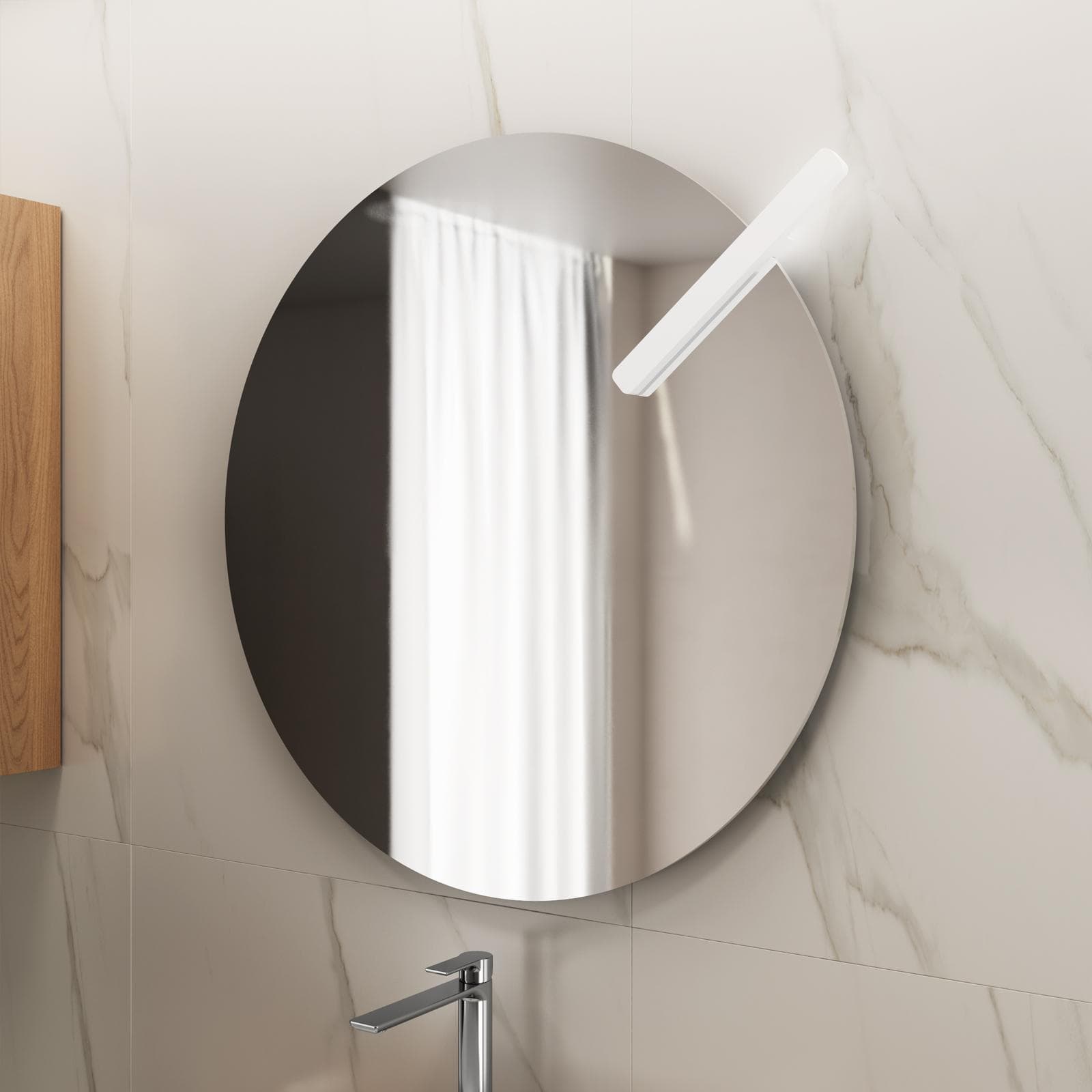 Specchio Ø70 cm con luce led da 30 cm inclusa - Raoled