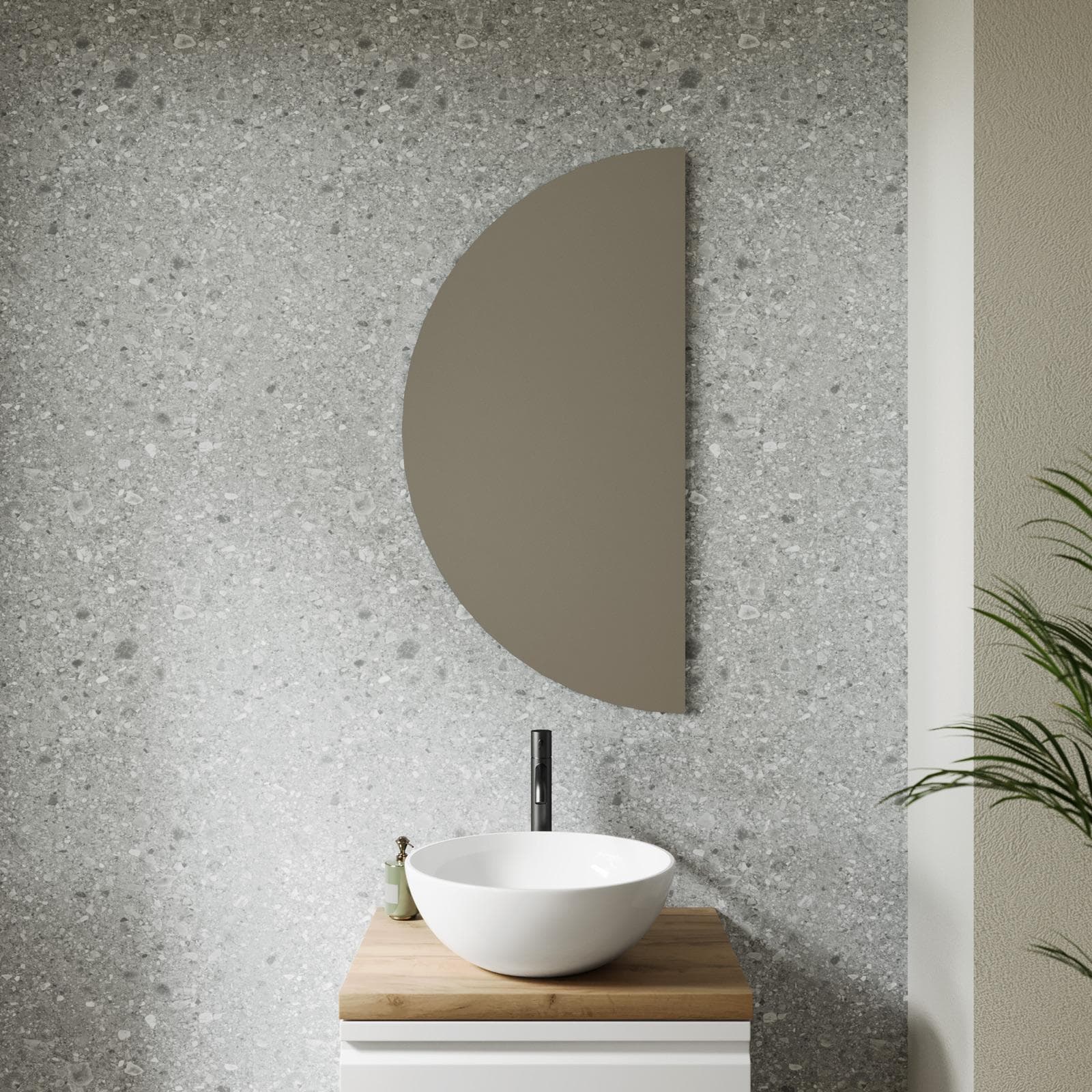 Specchio bagno 50x100 cm reversibile filolucido - Half