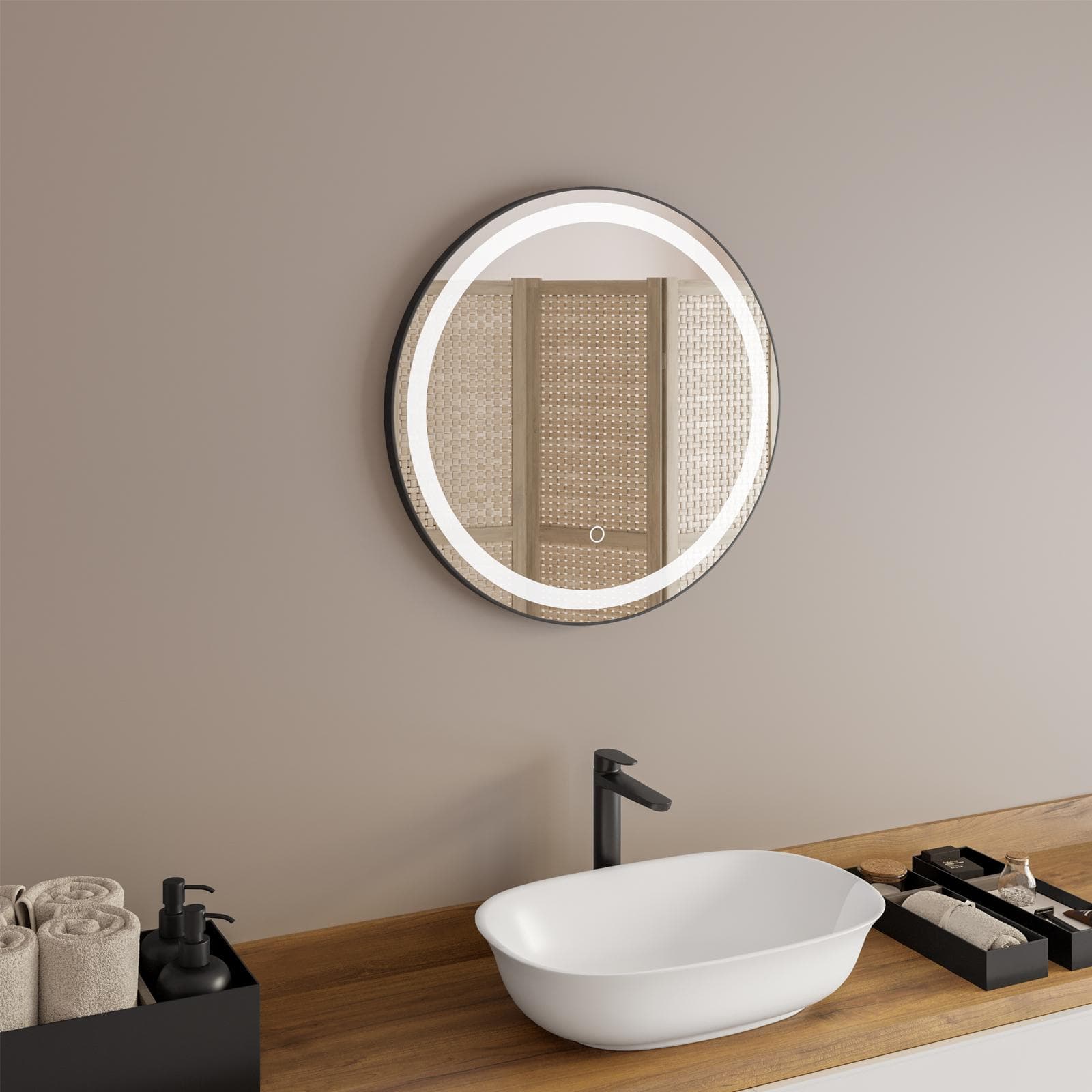 MARSALA D 68 SPECCHIO LED TOUCH LUCE FREDDA 5 MM