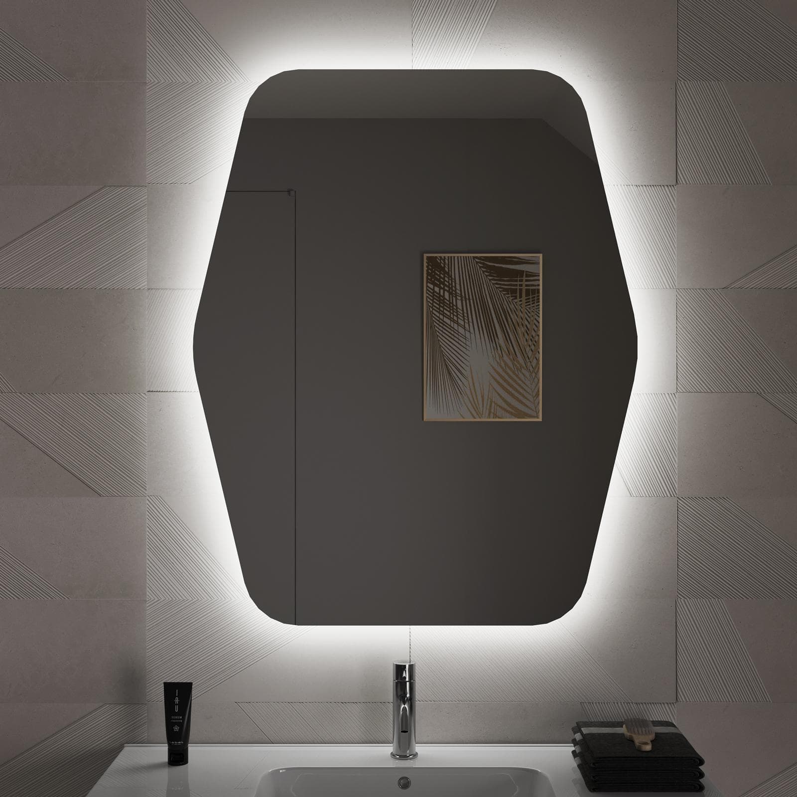 Specchio led 80 x 100 cm - Owen