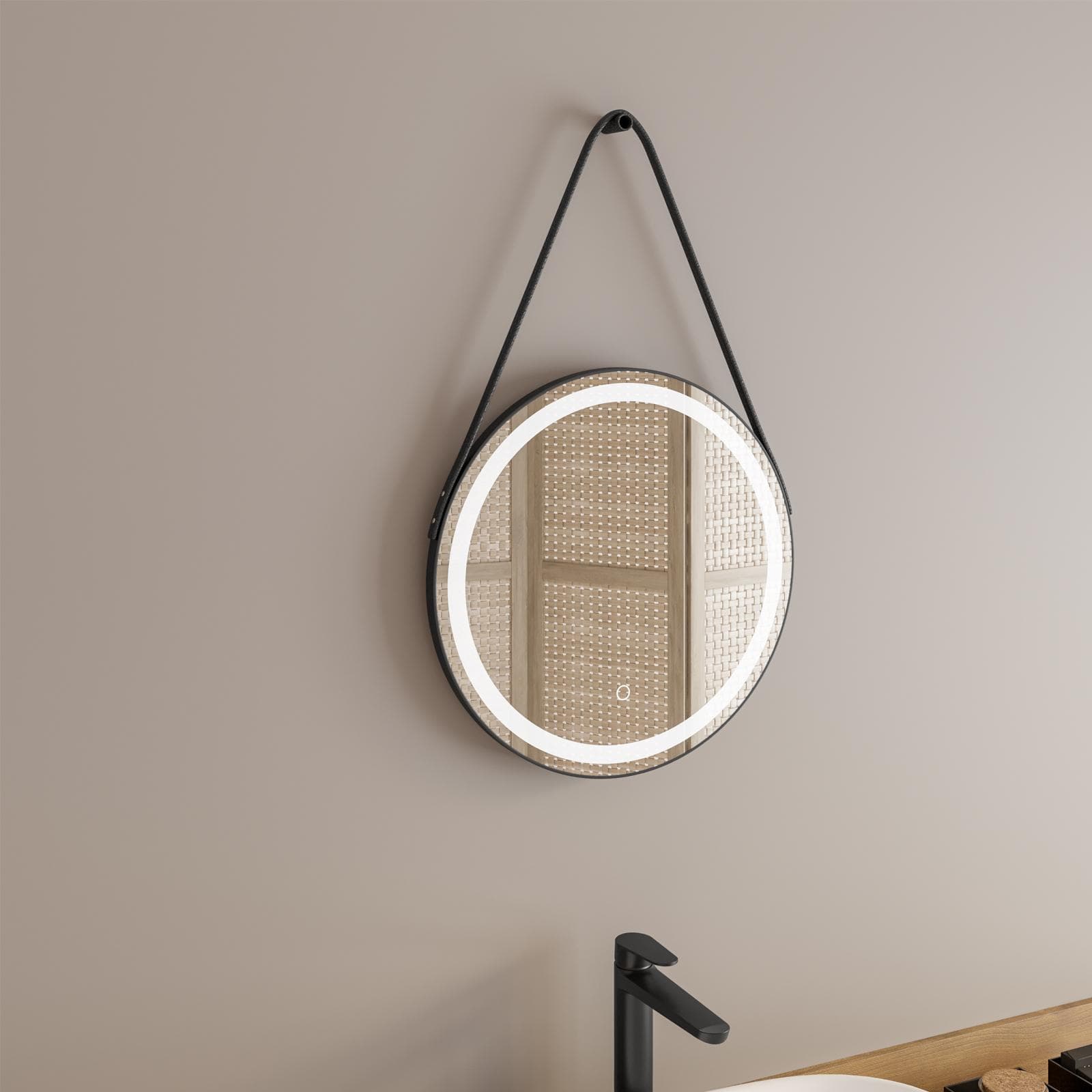 Specchio led per bagno Ø 45 cm - Cara