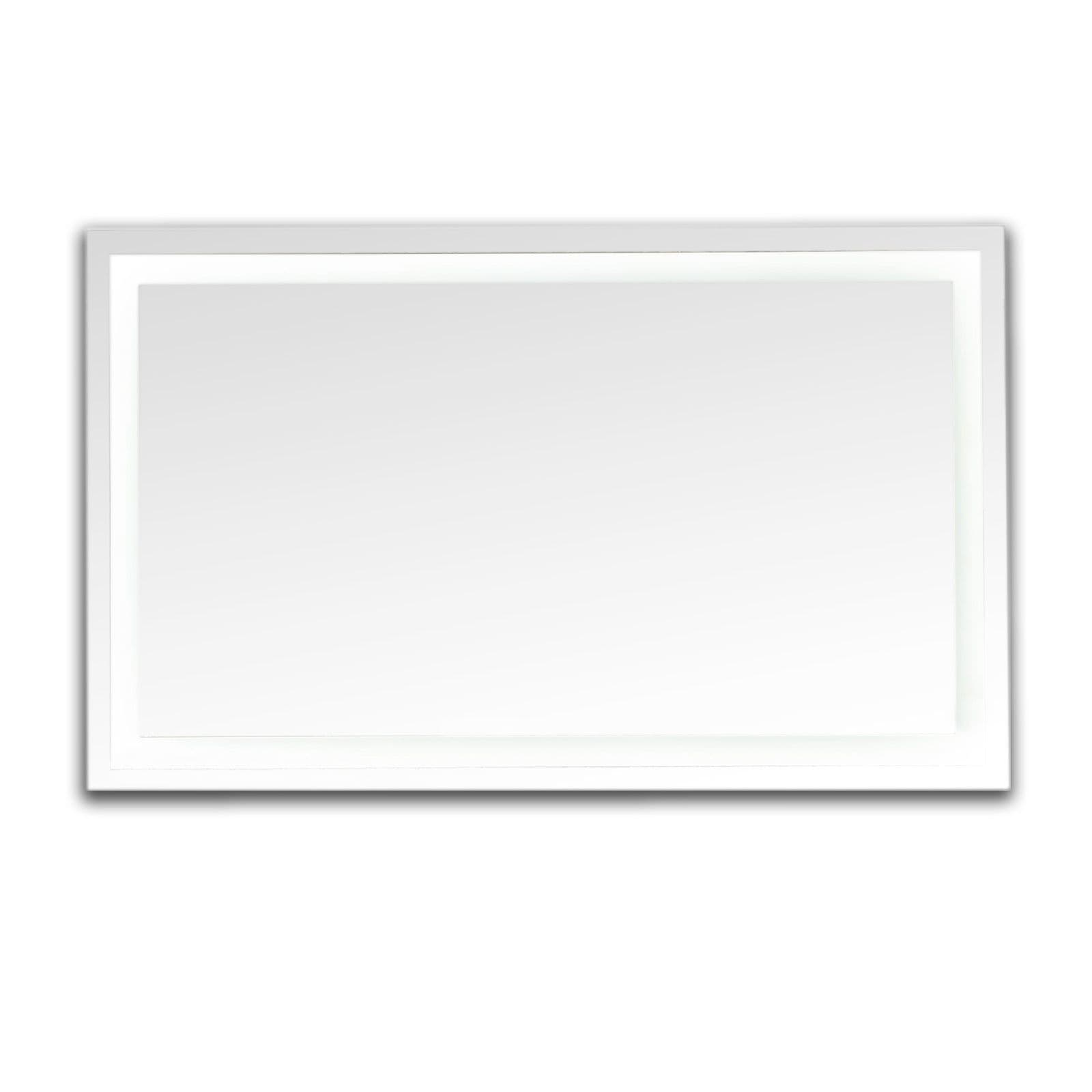 Specchio led 80x140 cm luce fredda con interruttore e reversibile - Verge