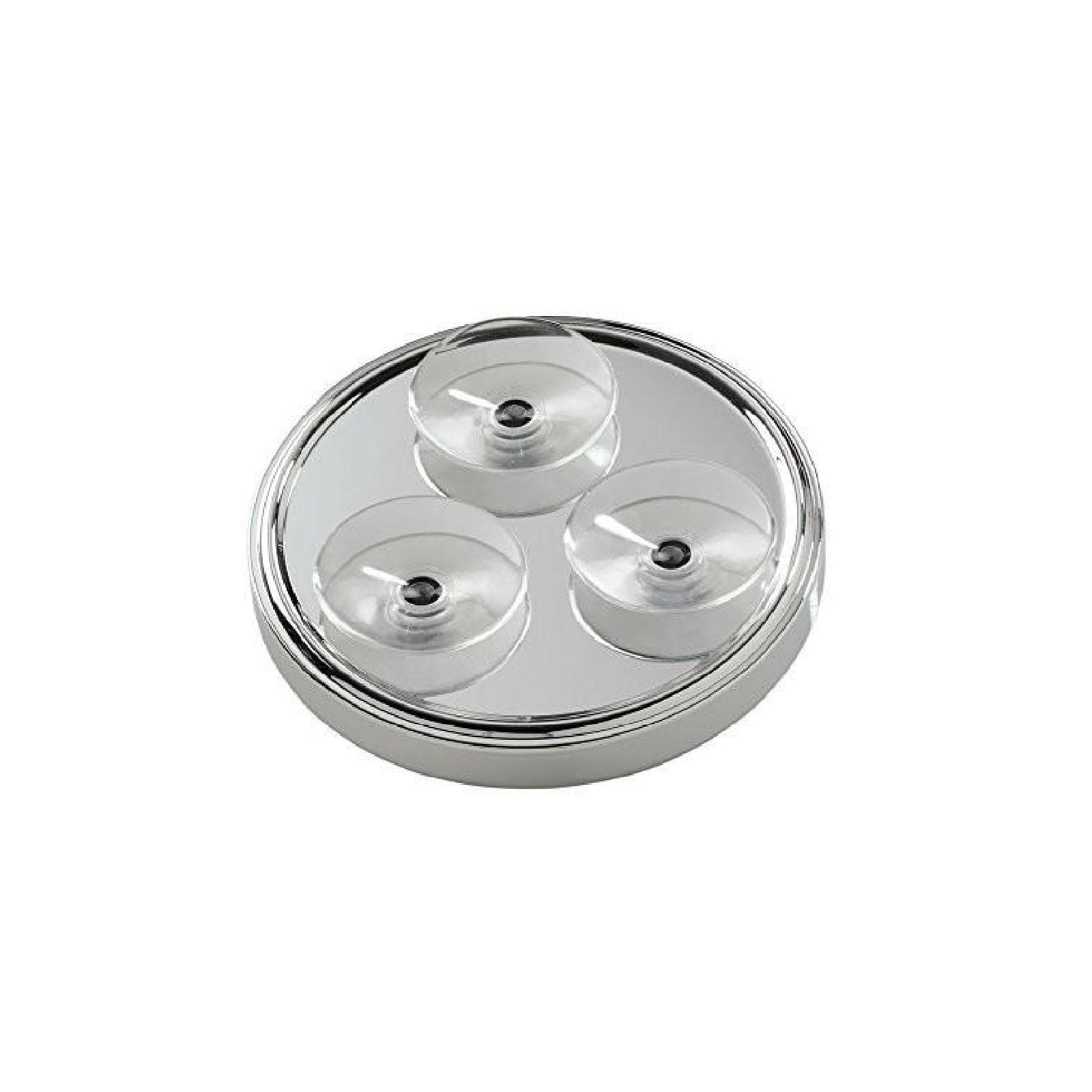 Specchio tondo Ø20 cm con ventose ingrandimento 5x - Gedy