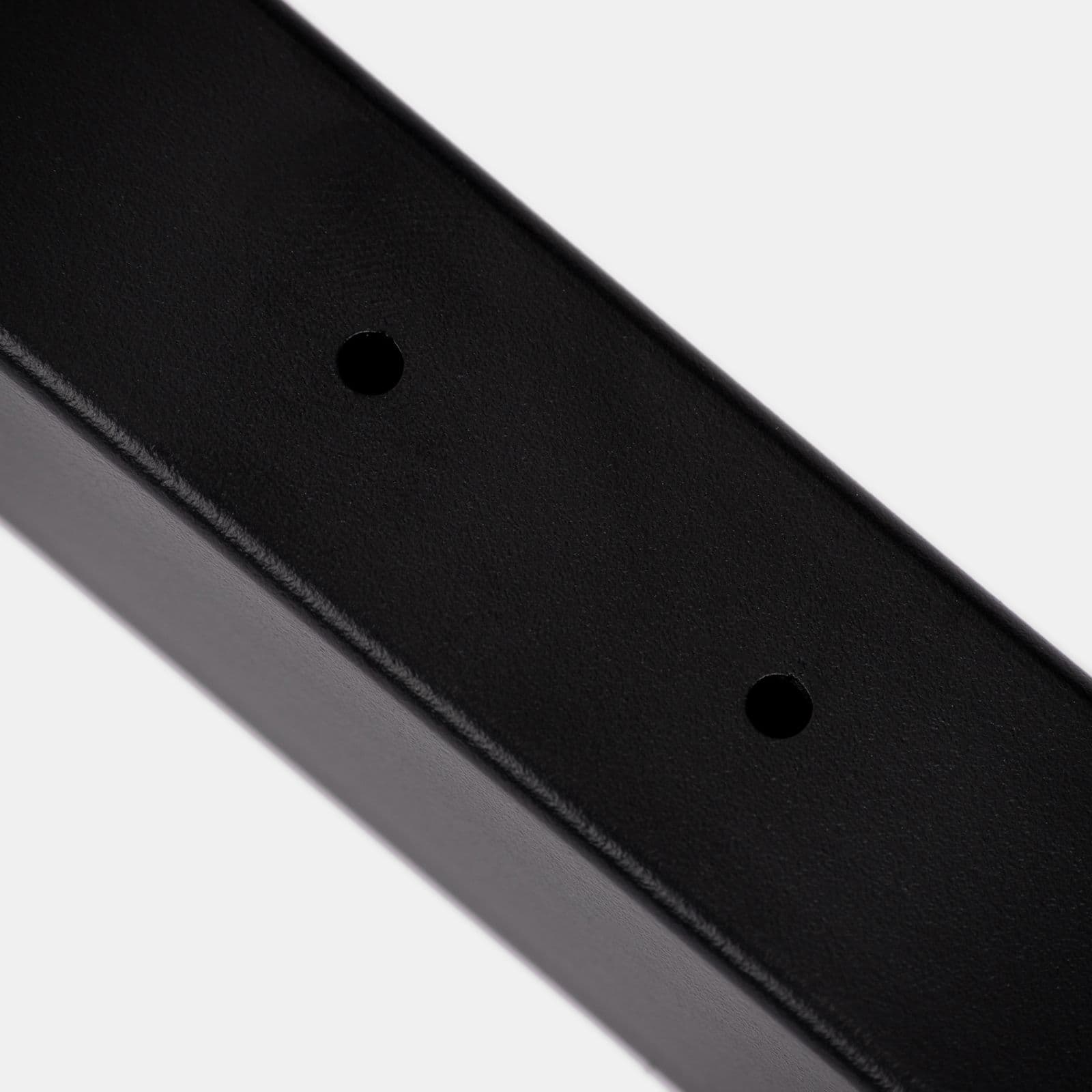 Staffa a L 44x20 h cm in metallo nero opaco per mensoloni bagno sospesi