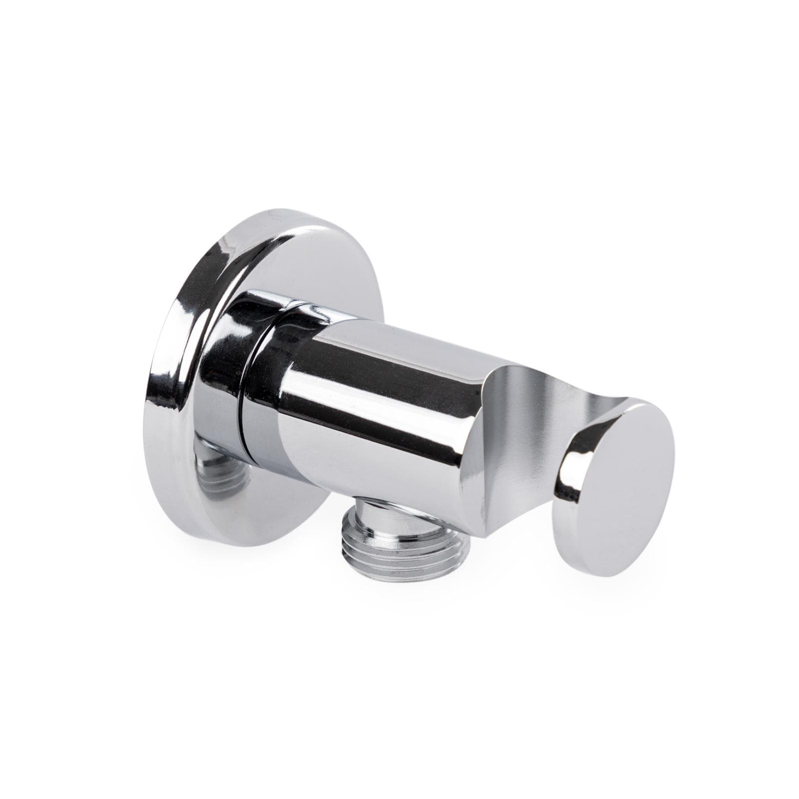 Supporto a muro per doccino e presa acqua a muro ottone cromo - Grifo