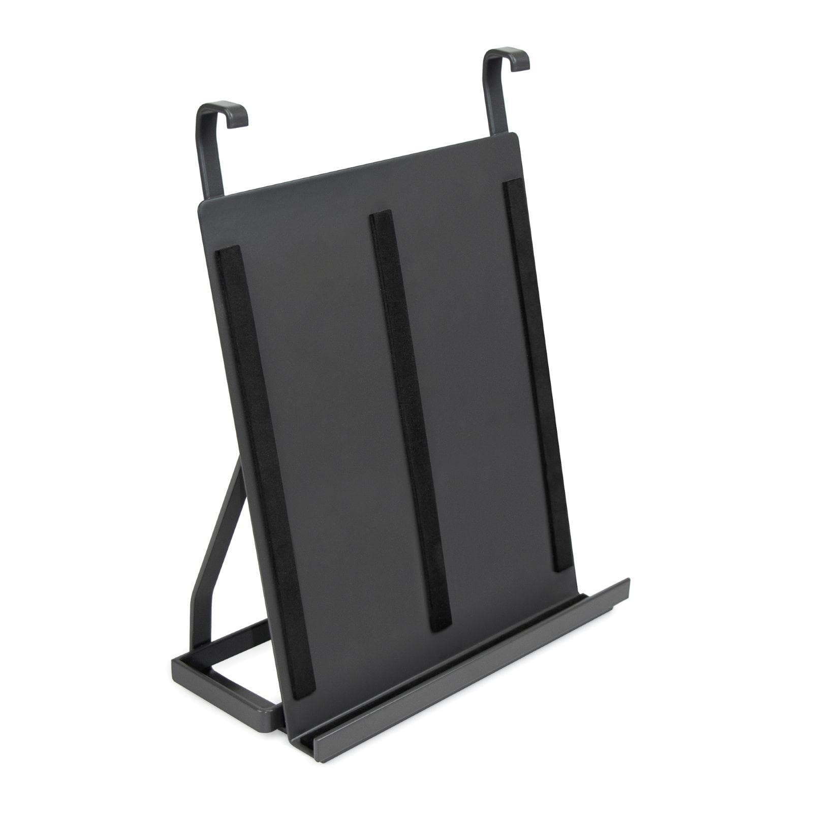 Supporto tablet per barra portautensili da cucina in acciaio antracite - Tensyo