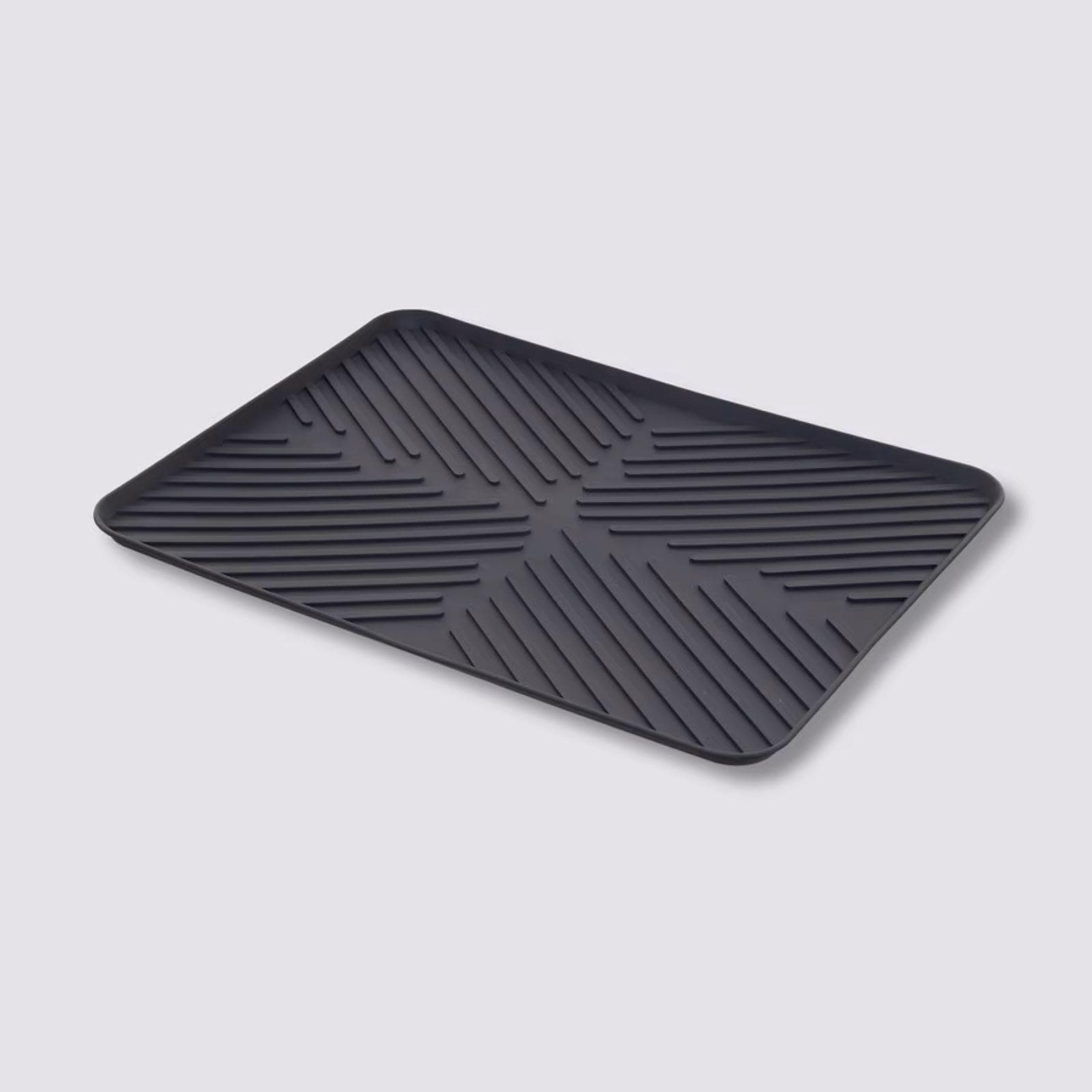 Tappetino scolapiatti flessibile 40x30 cm grigio antracite