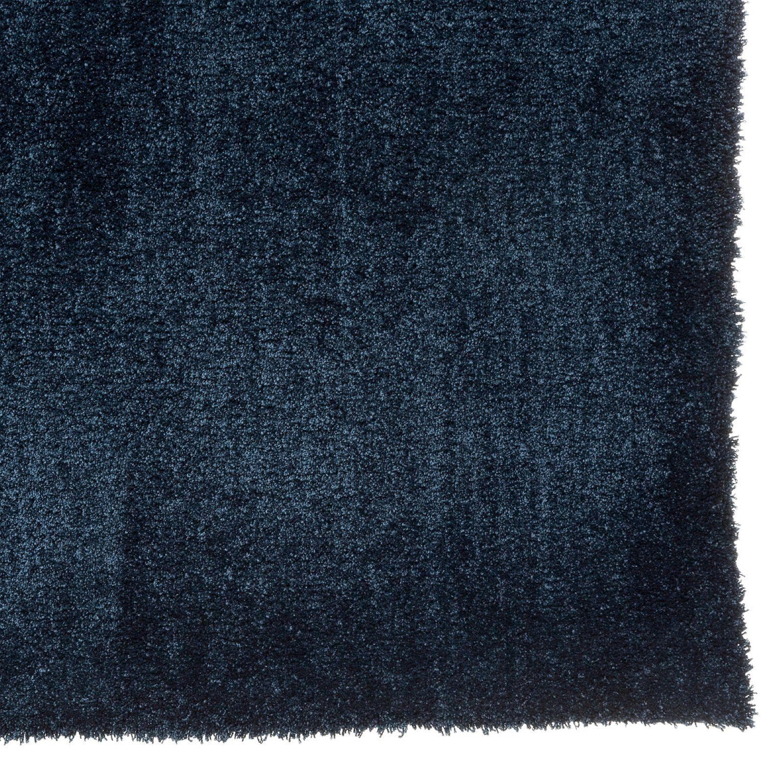 Tappeto 170x120 a pelo corto blu scuro - Jolanda