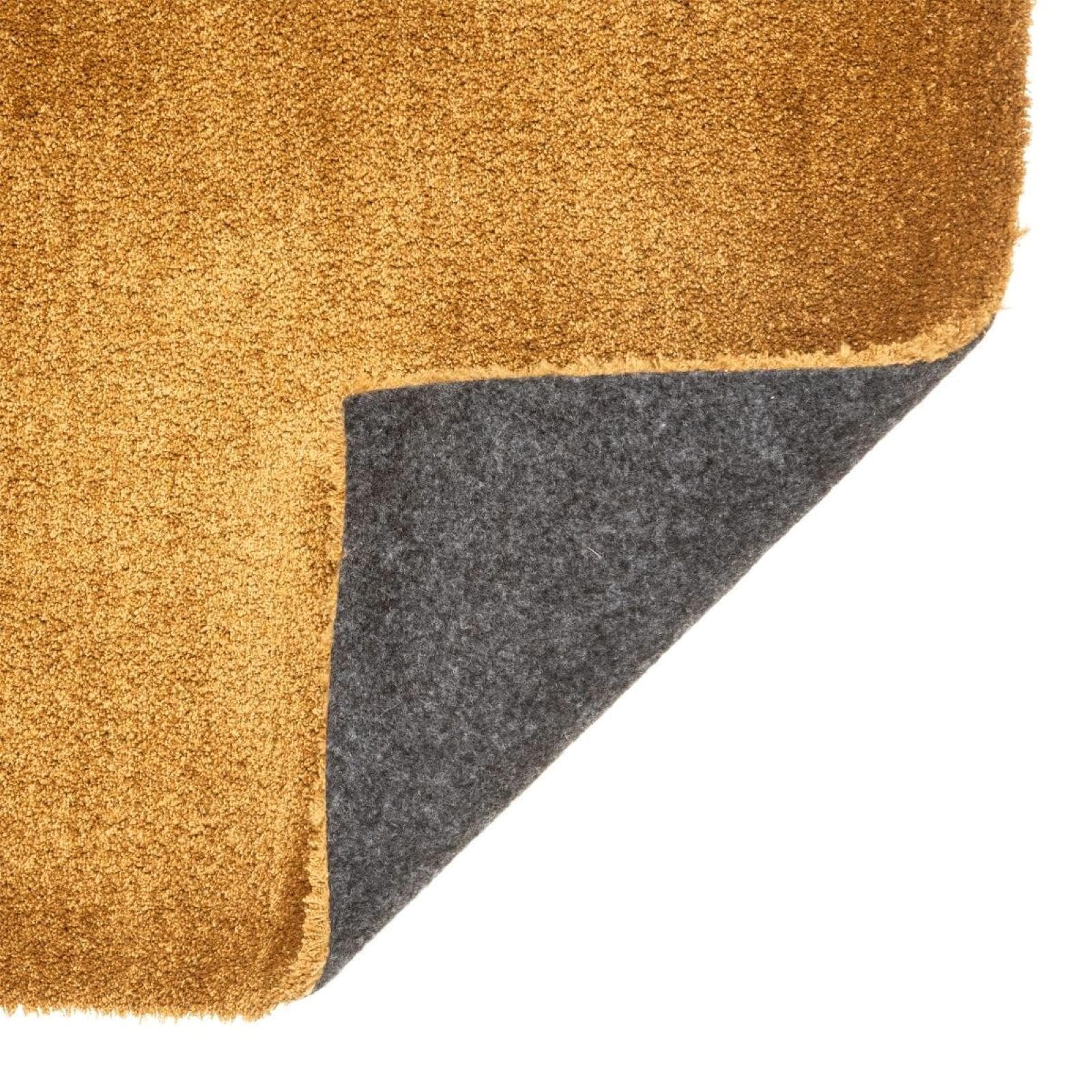 Tappeto 170x120 a pelo corto ocra - Jolanda