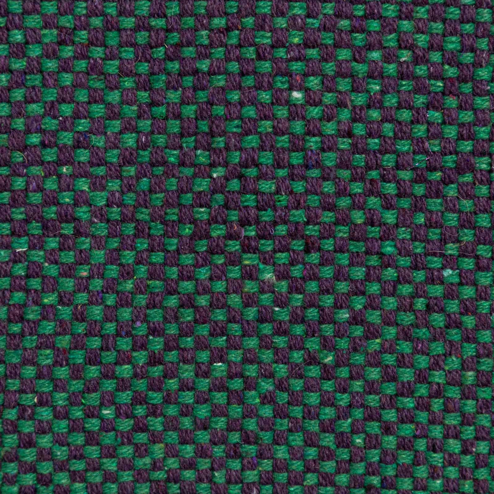 Tappeto 60x90 cm in cotone viola con frange