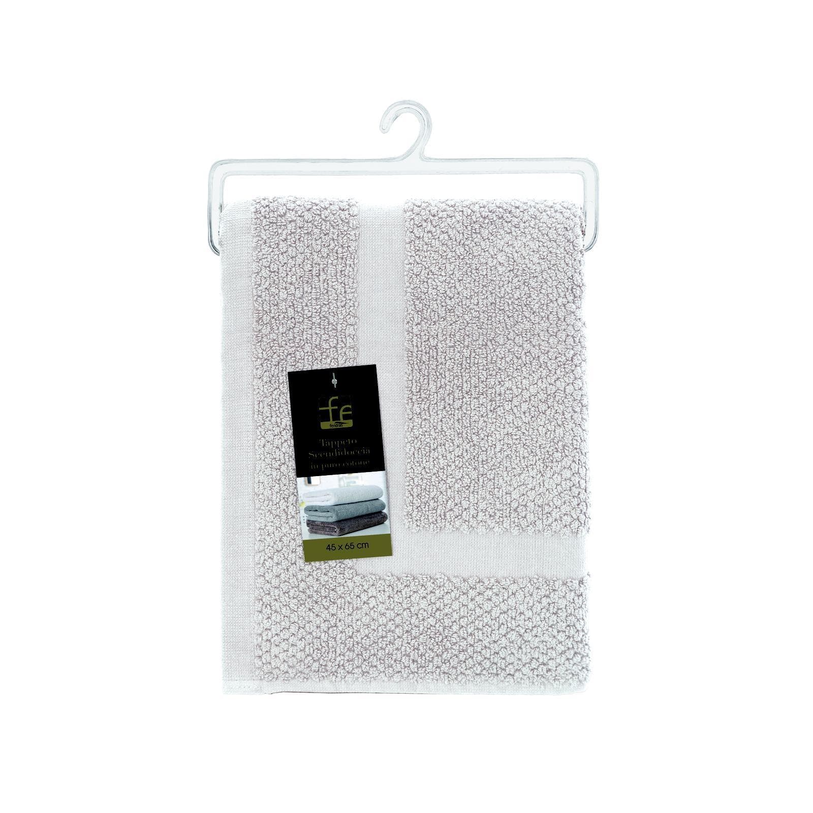 Tappeto scendidoccia 45x65 cm in cotone bianco - Gold