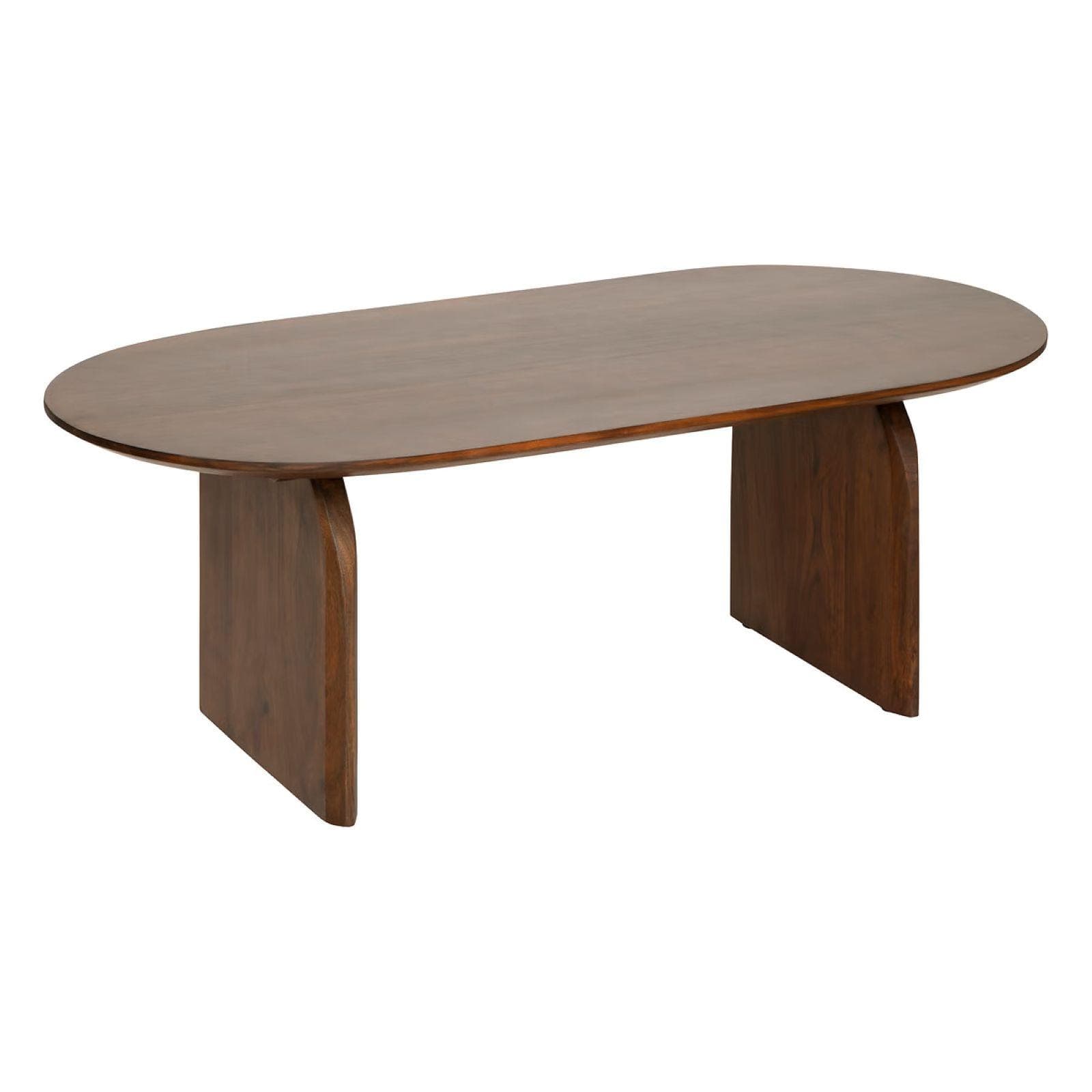 Tavolino 120x60 cm in legno di acacia naturale - Agnese