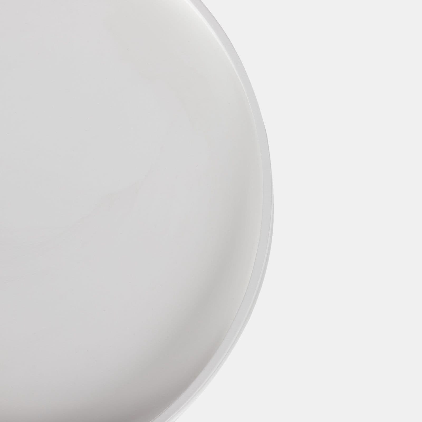 Tavolino contenitore 38 cm in legno bianco - Cheesy
