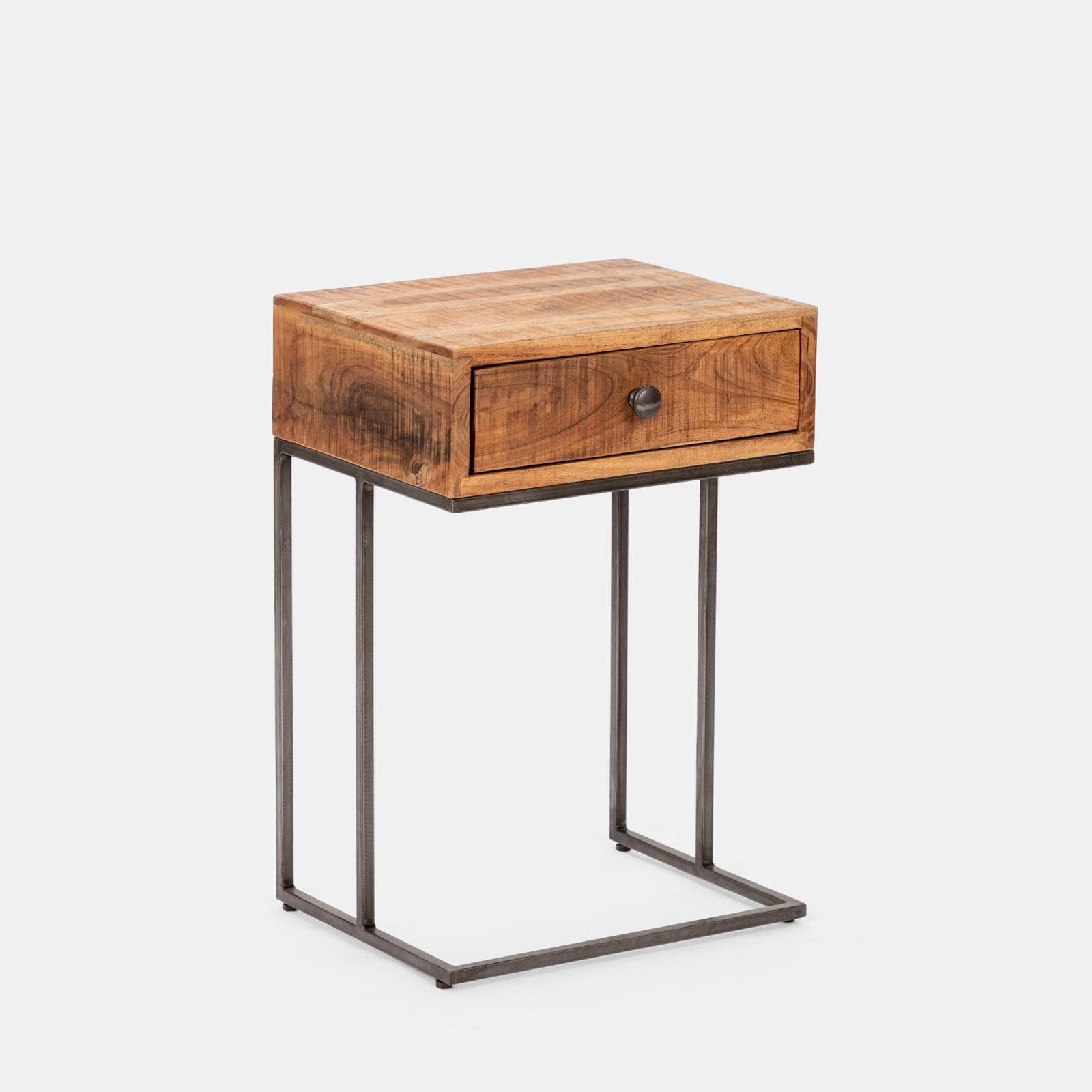 Tavolino 44x35 cm in legno di acacia - Freia Acacia