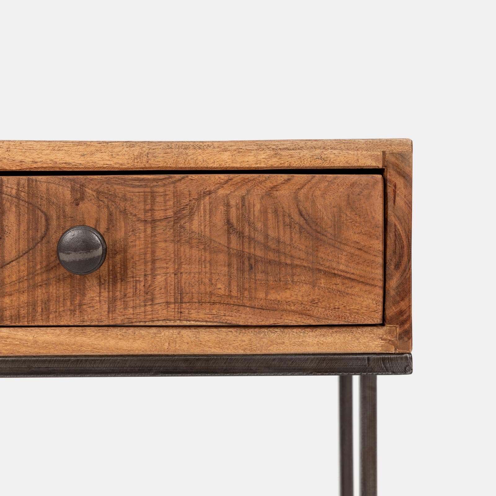 Tavolino 44x35 cm in legno di acacia - Freia Acacia