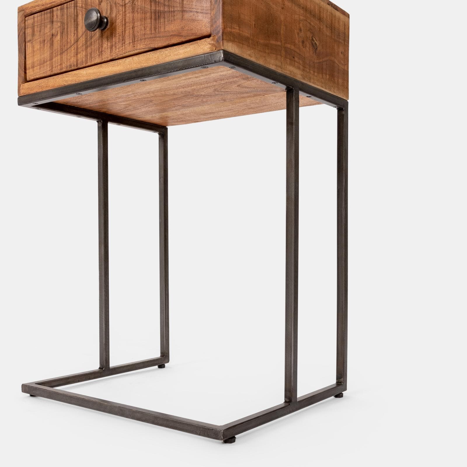 Tavolino 44x35 cm in legno di acacia - Freia Acacia