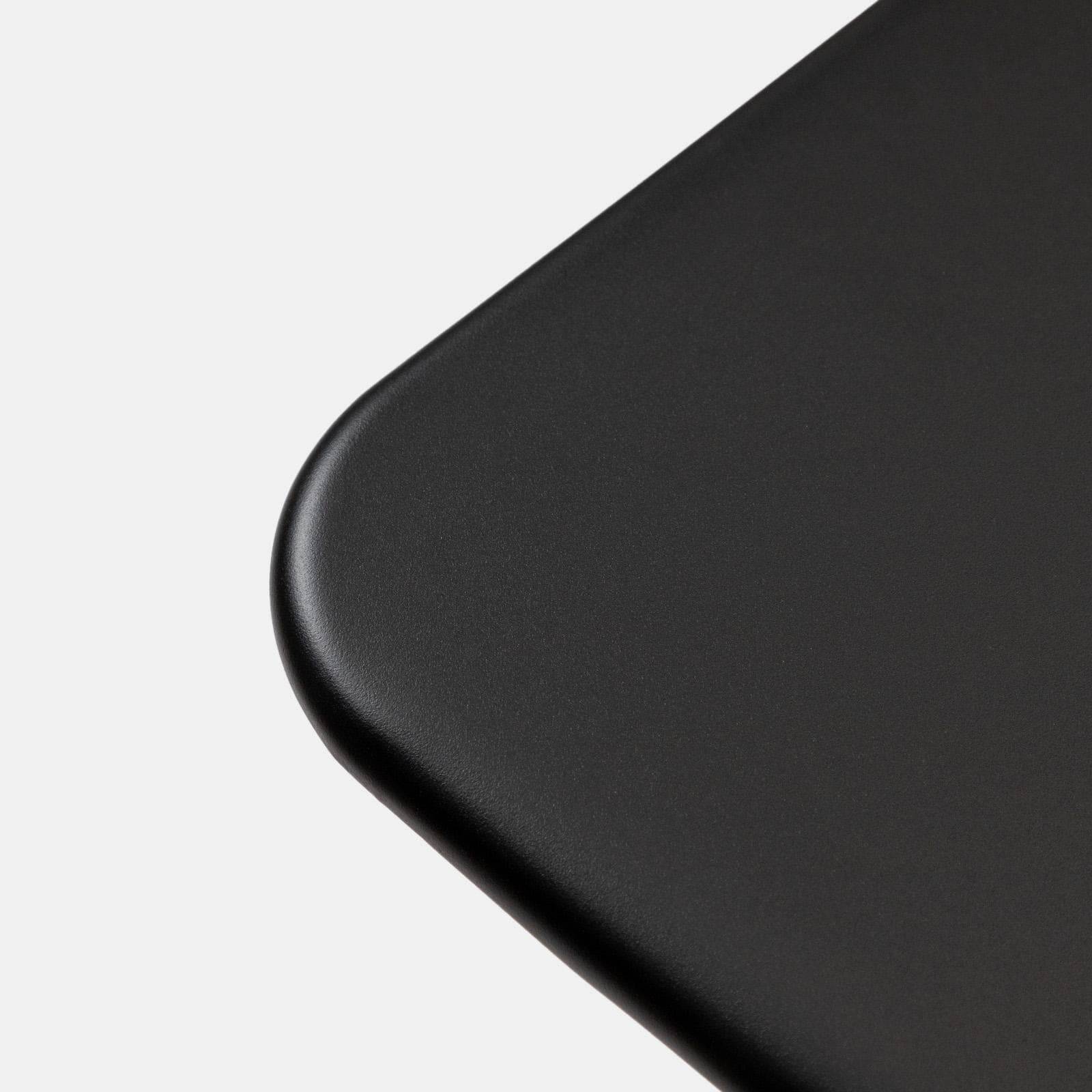 Tavolo da esterno pieghevole 60x60 in acciaio nero - Faber