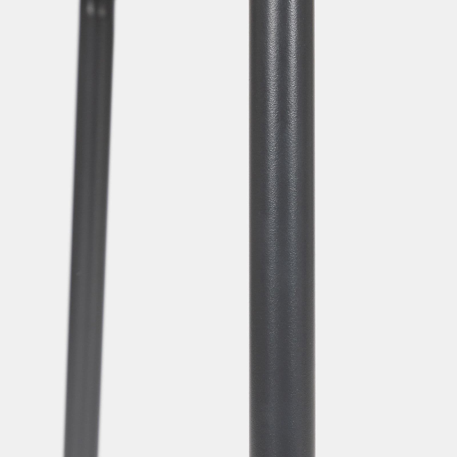 Tavolino da giardino 88x48 cm in acciaio antracite con top in vetro - Evans