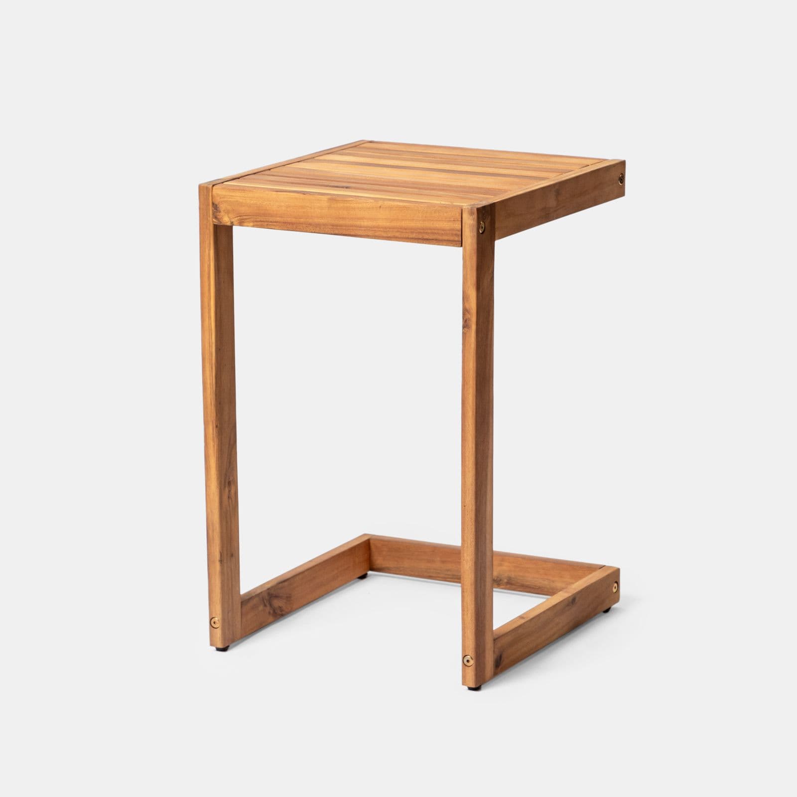 Tavolino da giardino in legno massello di acacia 40x43 cm - Nauru