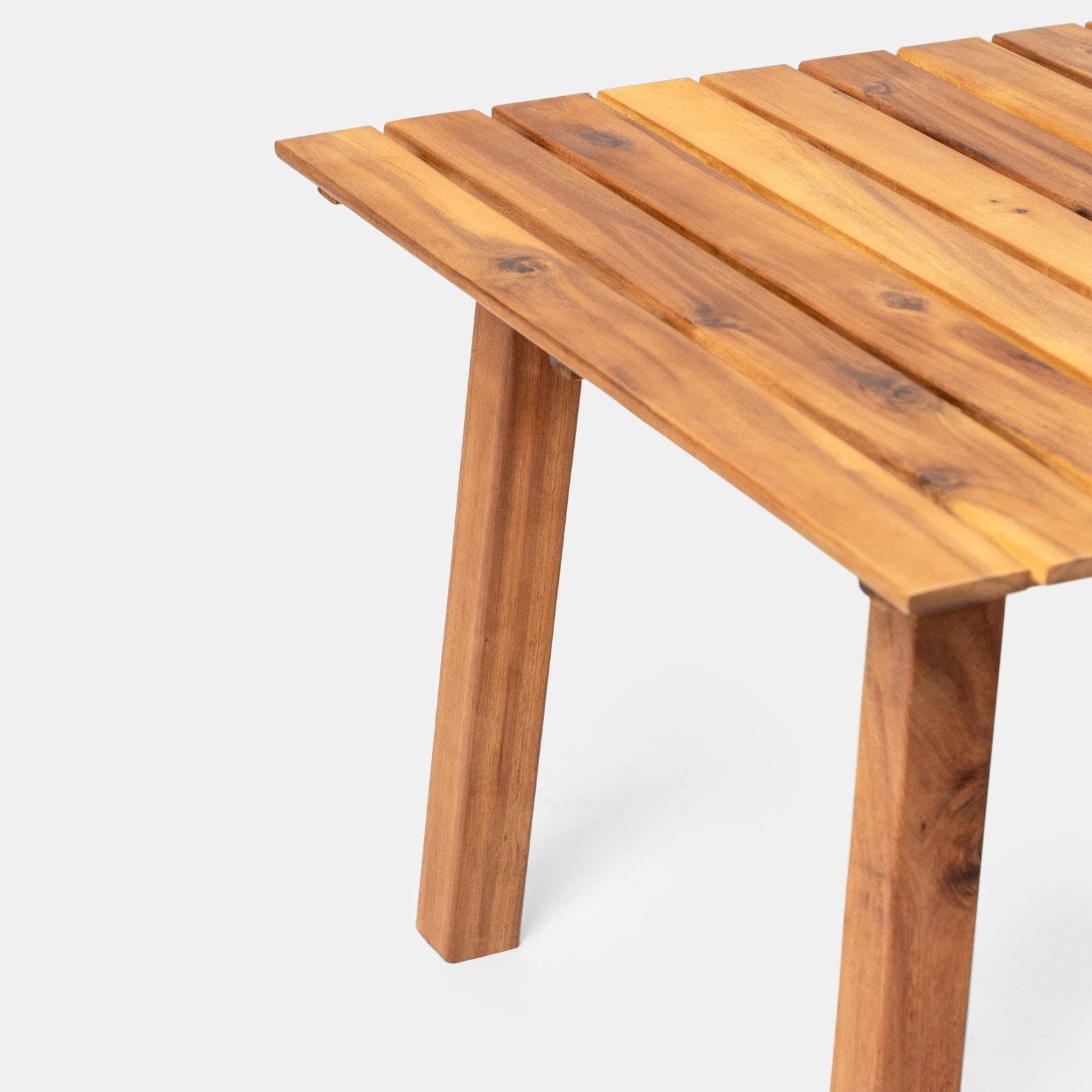 Tavolino in legno massello di acacia 100x40 cm - Nauru