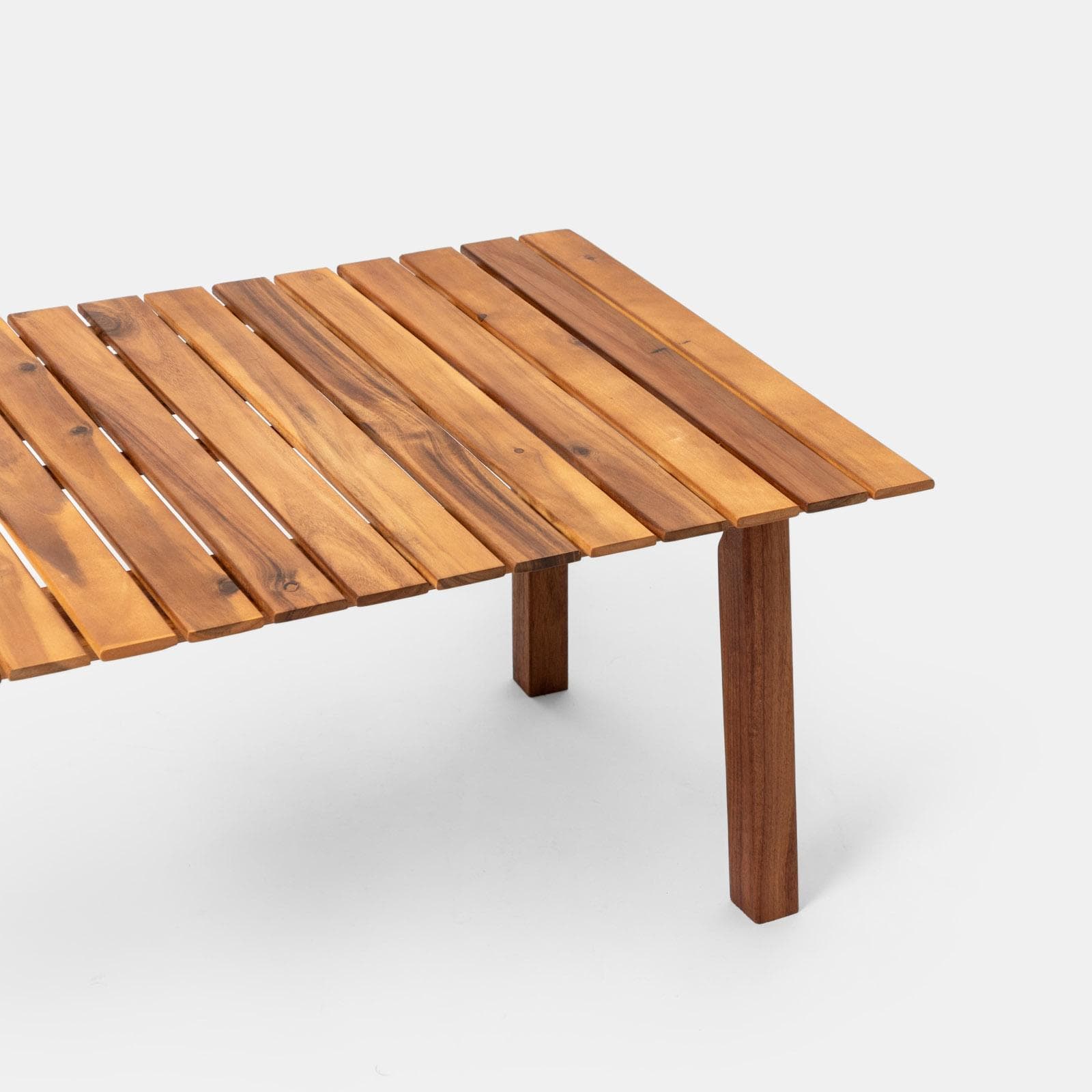 Tavolino in legno massello di acacia 100x40 cm - Nauru