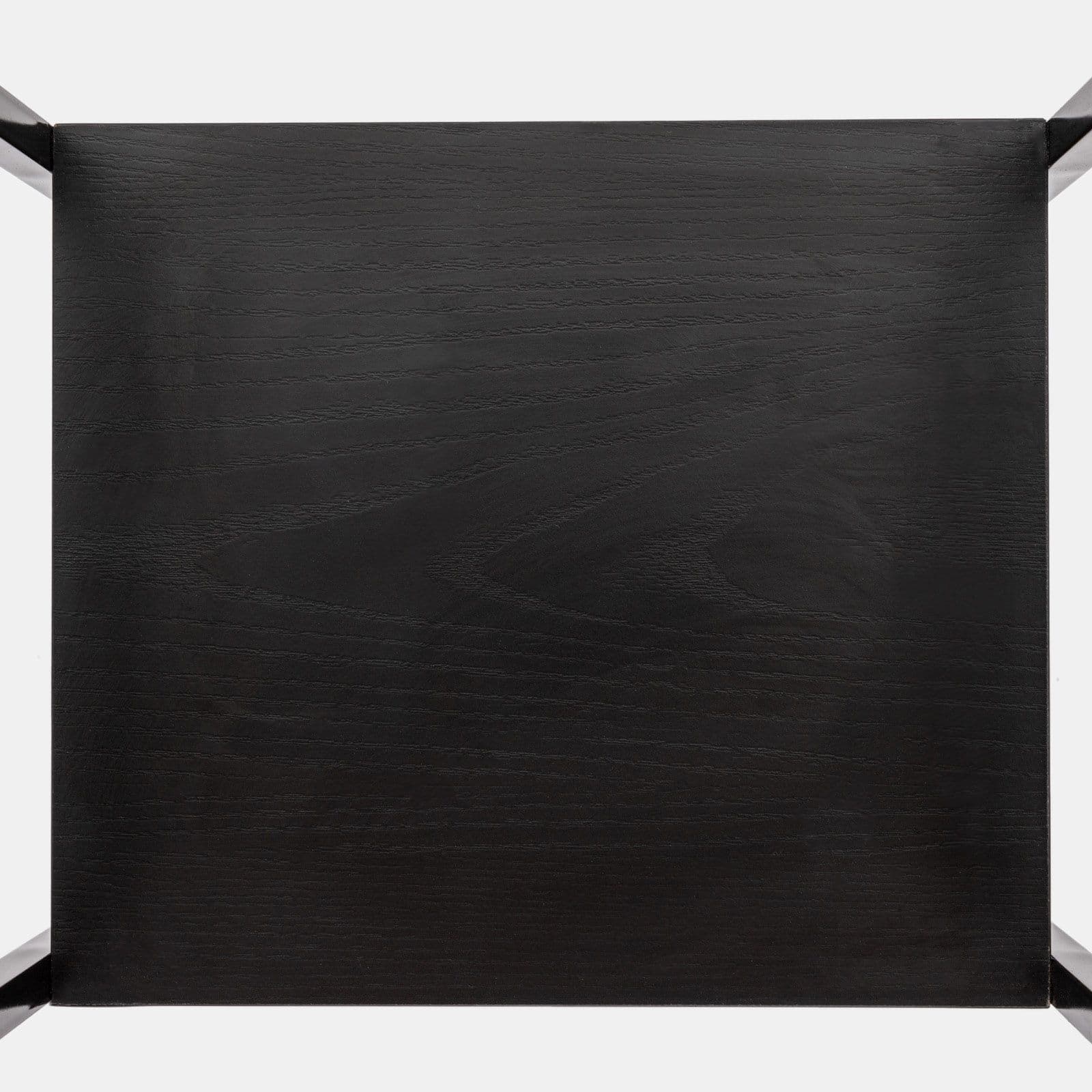 Tavolino in acciaio nero e legno rovere nero - Duke
