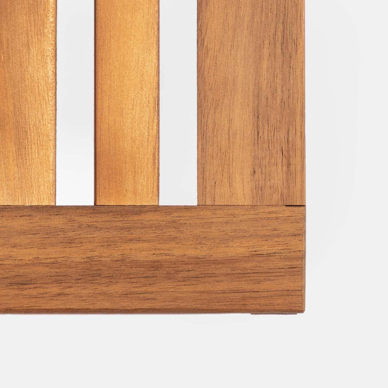 Tavolino copribase ombrellone 62x62 cm legno di acacia - Paja