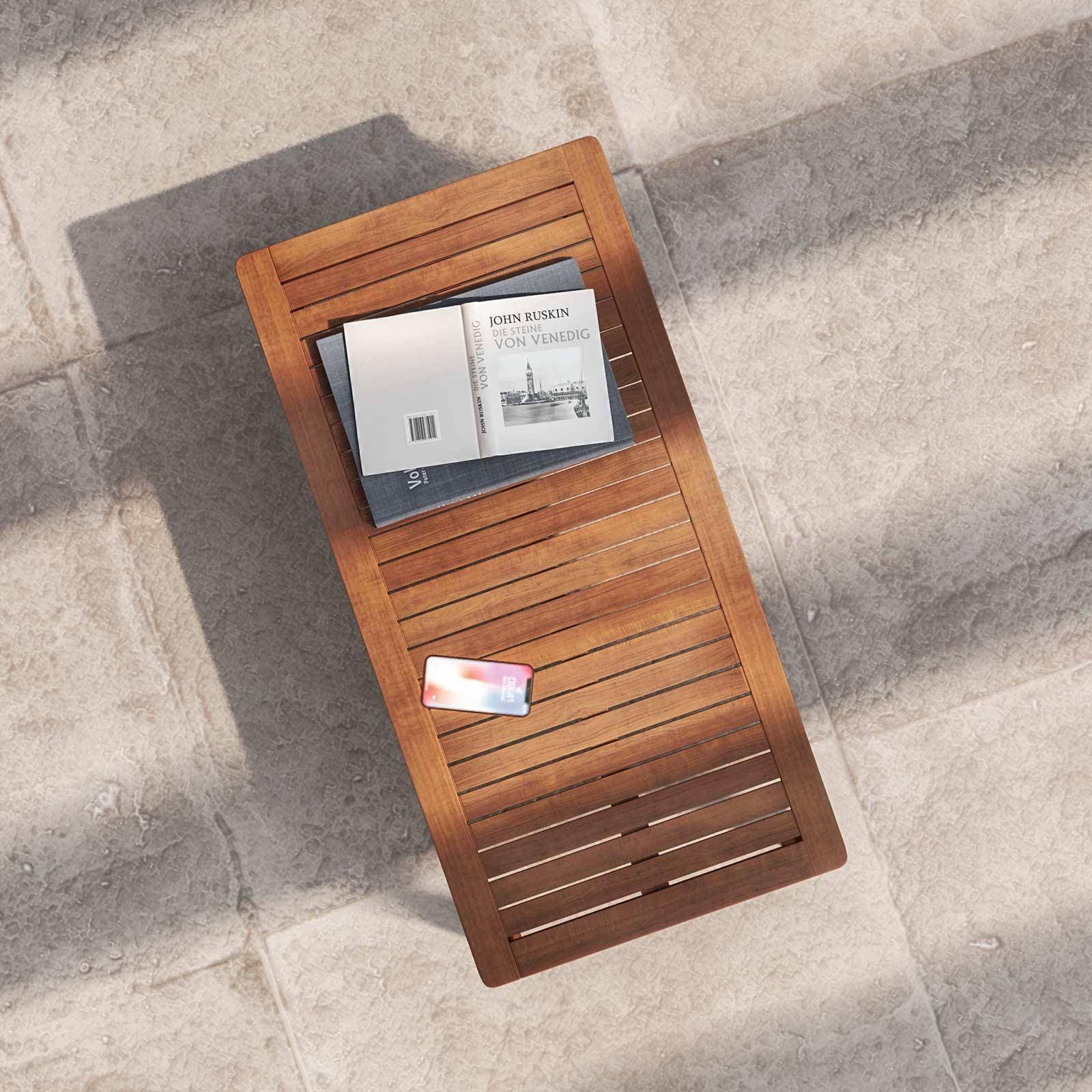 Tavolino 100x50 cm in legno di acacia - Paja