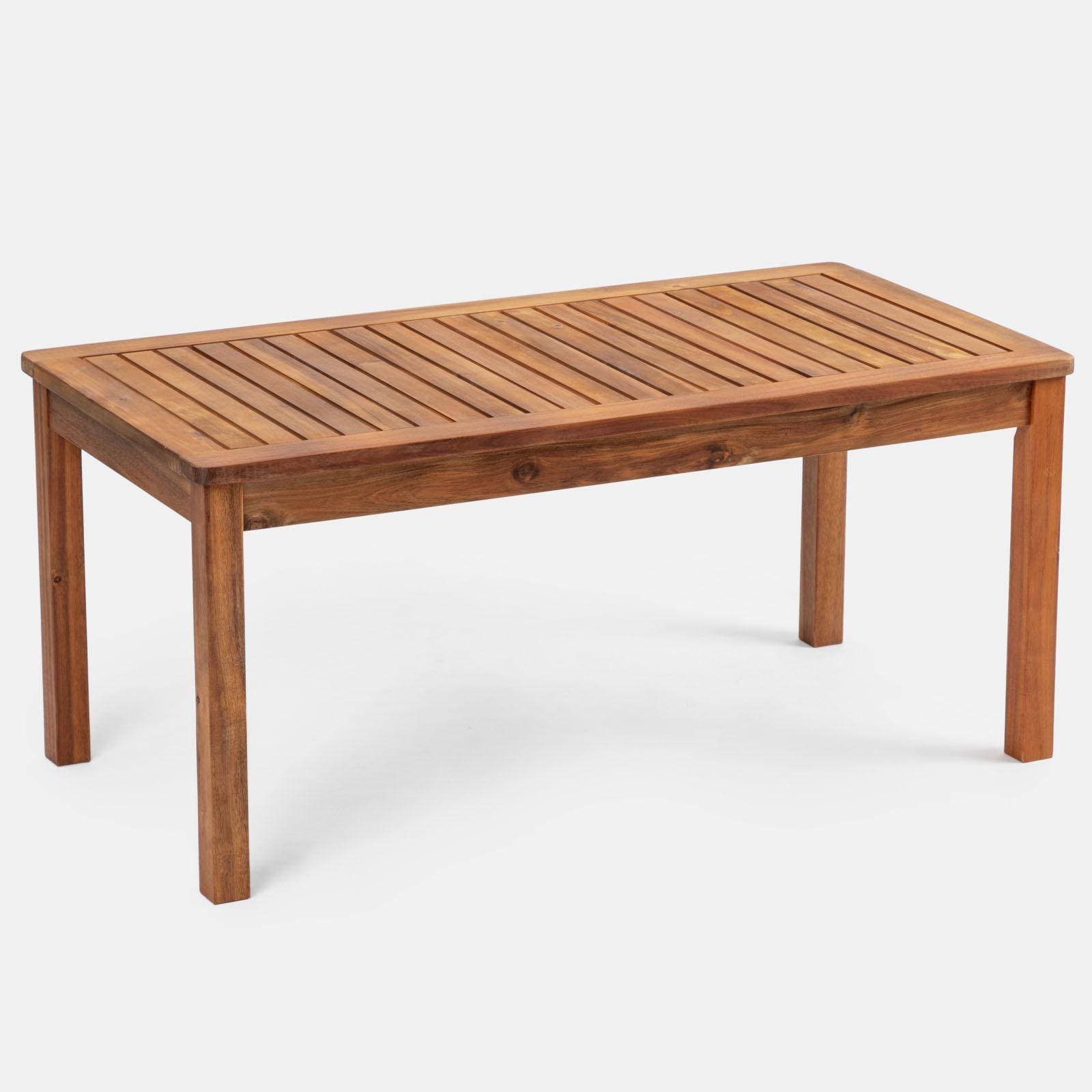 Tavolino 100x50 cm in legno di acacia - Paja