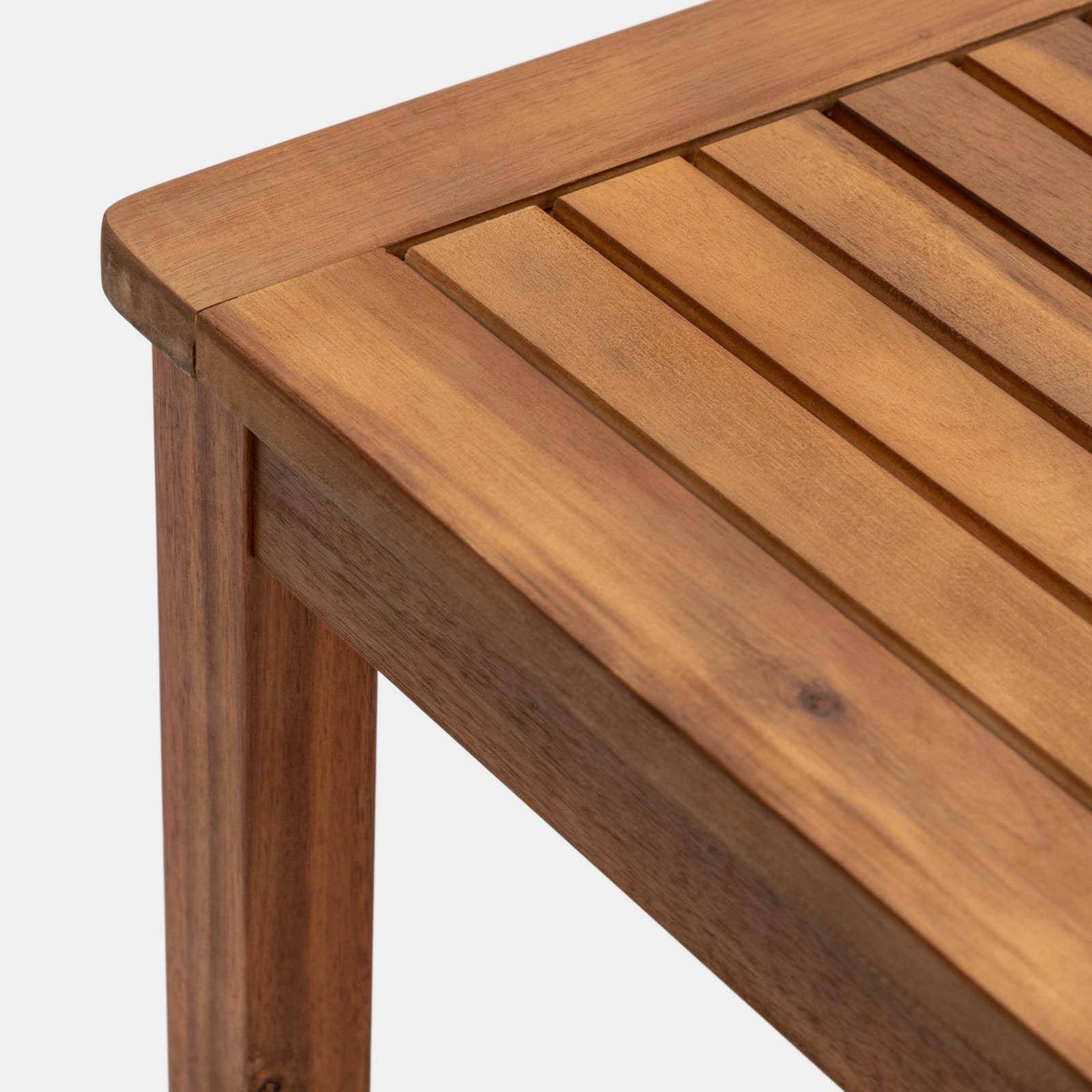 Tavolino 100x50 cm in legno di acacia - Paja