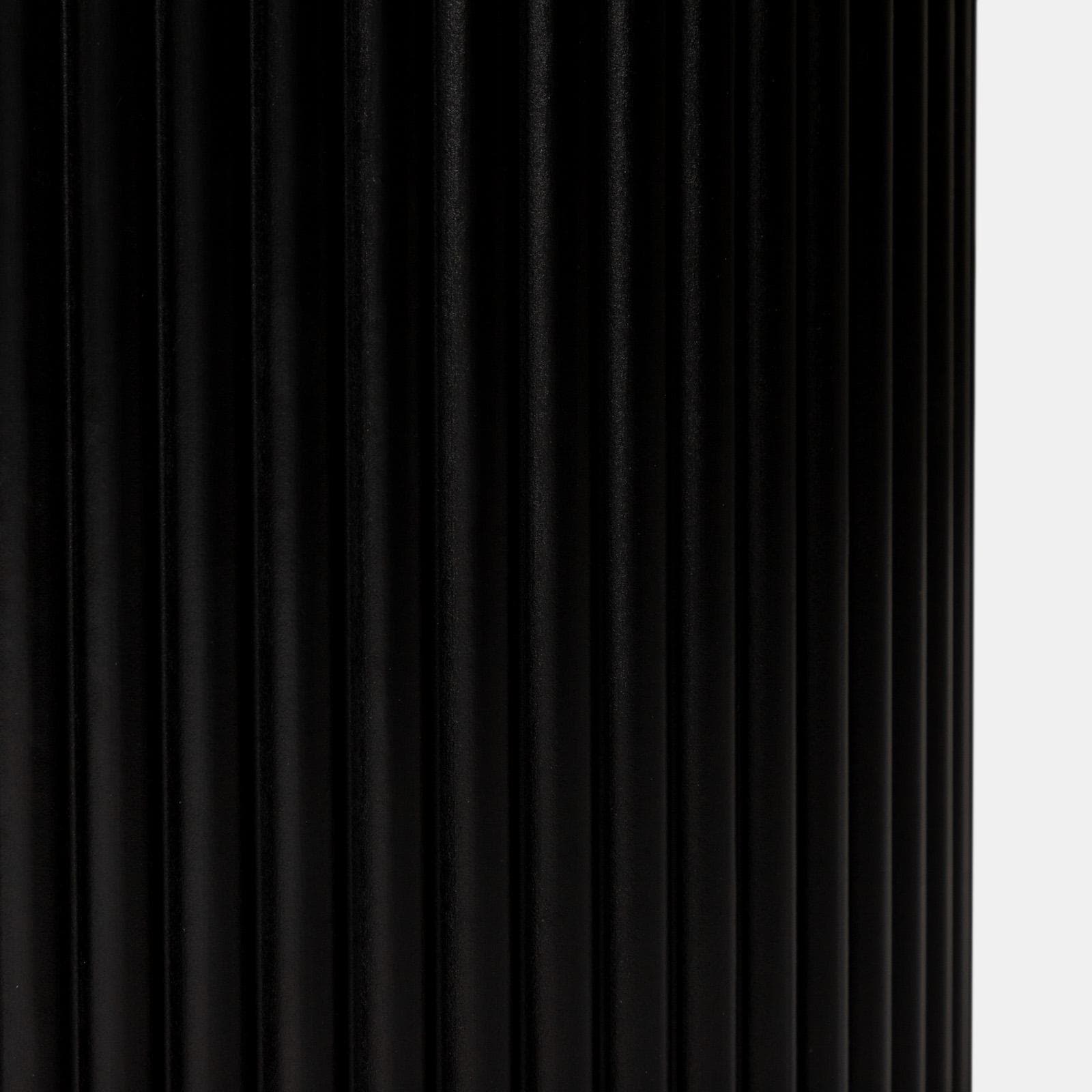 Tavolino rotondo 40 cm in legno cannettato nero - Doncaster