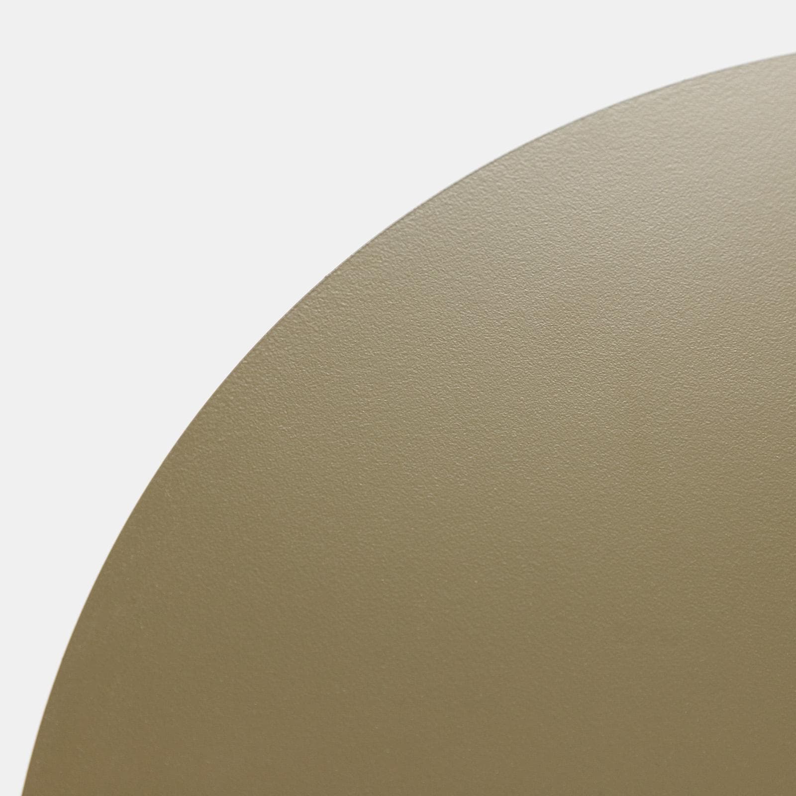 Tavolino rotondo 40 cm in metallo verde oliva - Epius