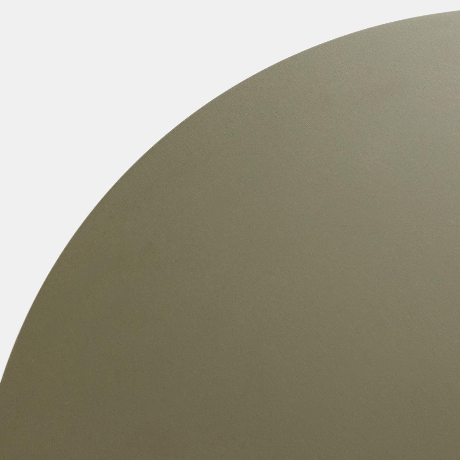 Tavolino rotondo 40 cm verde oliva con design moderno - Django