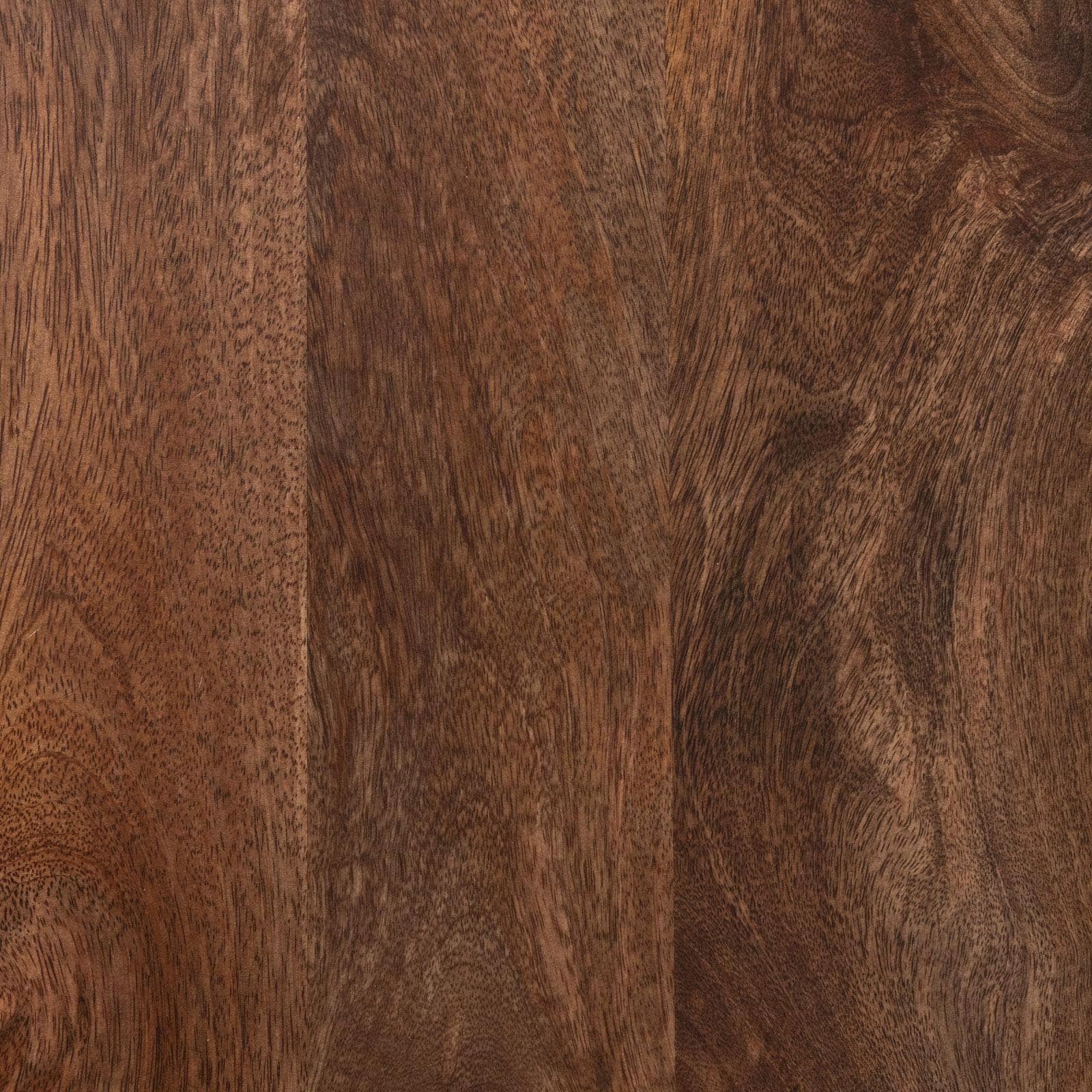 Tavolino rotondo 70 cm in legno di mango cannettato - Maltese