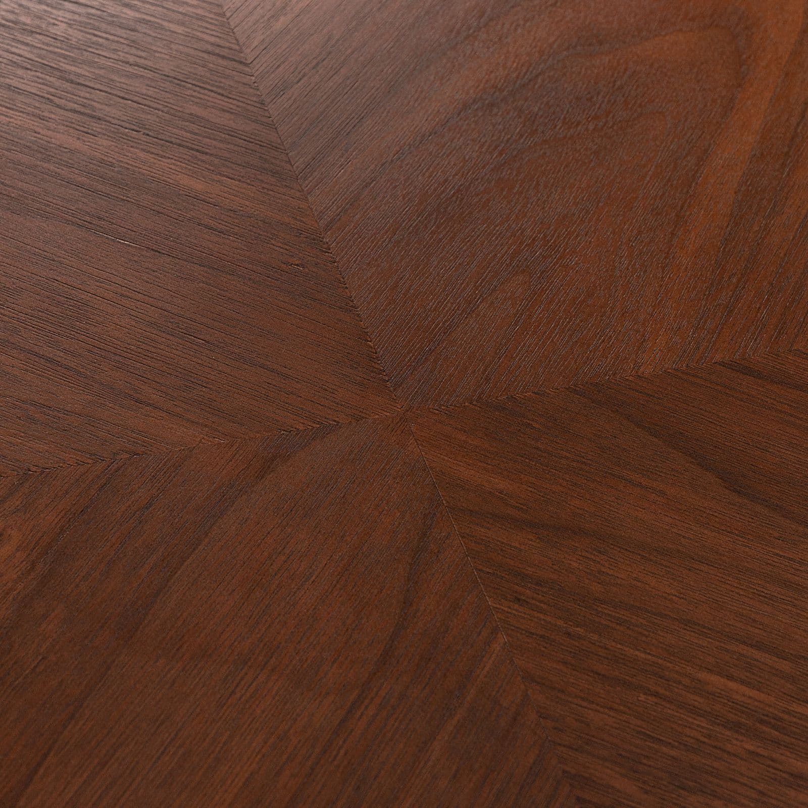 Tavolo da pranzo rotondo 120 cm effetto rovere e gambe in metallo nero - Trico