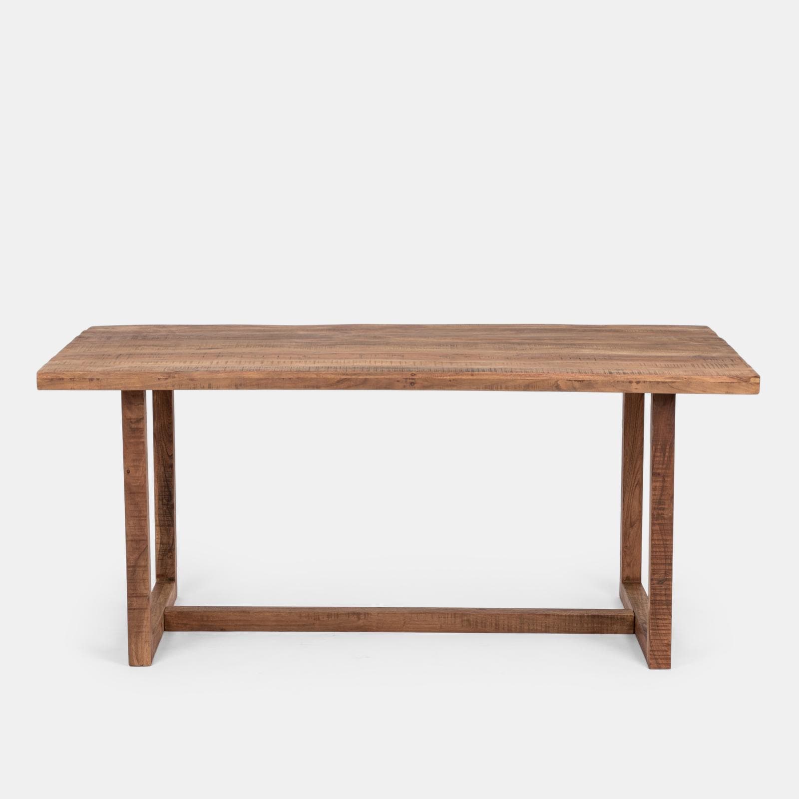 Tavolo 175x90 cm in legno di acacia 45 mm e gambe a U 5x5 - Freia Acacia