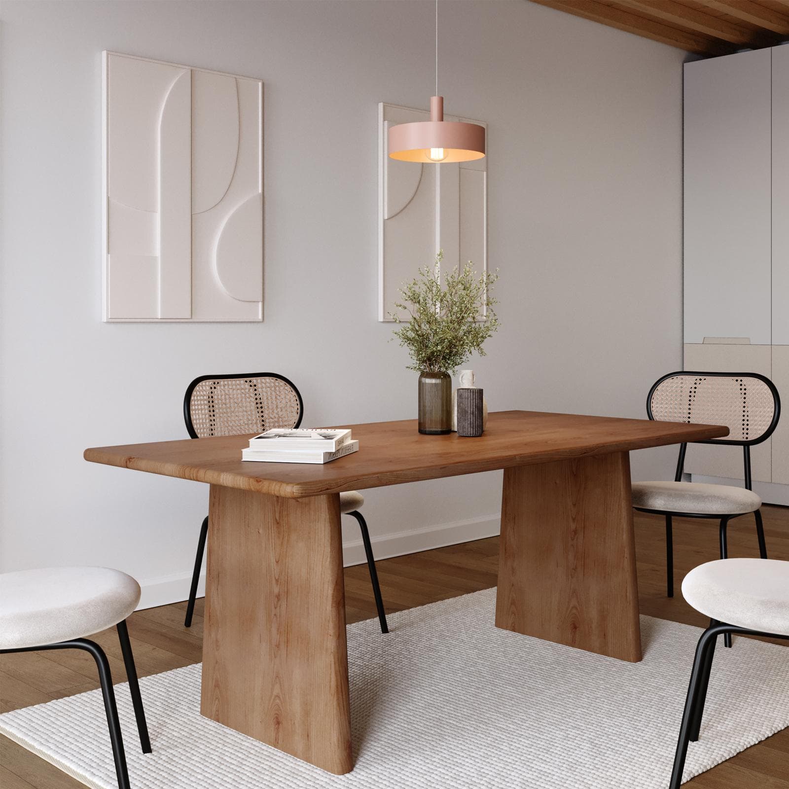 Tavolo 180x90 cm in legno di acacia - Karan