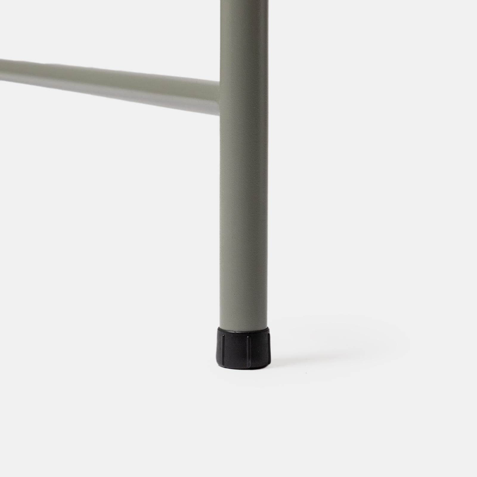 Tavolo da catering pieghevole 180x70 cm con gambe ad L in acciaio grigio opaco e top in resina bianco - Tasfa