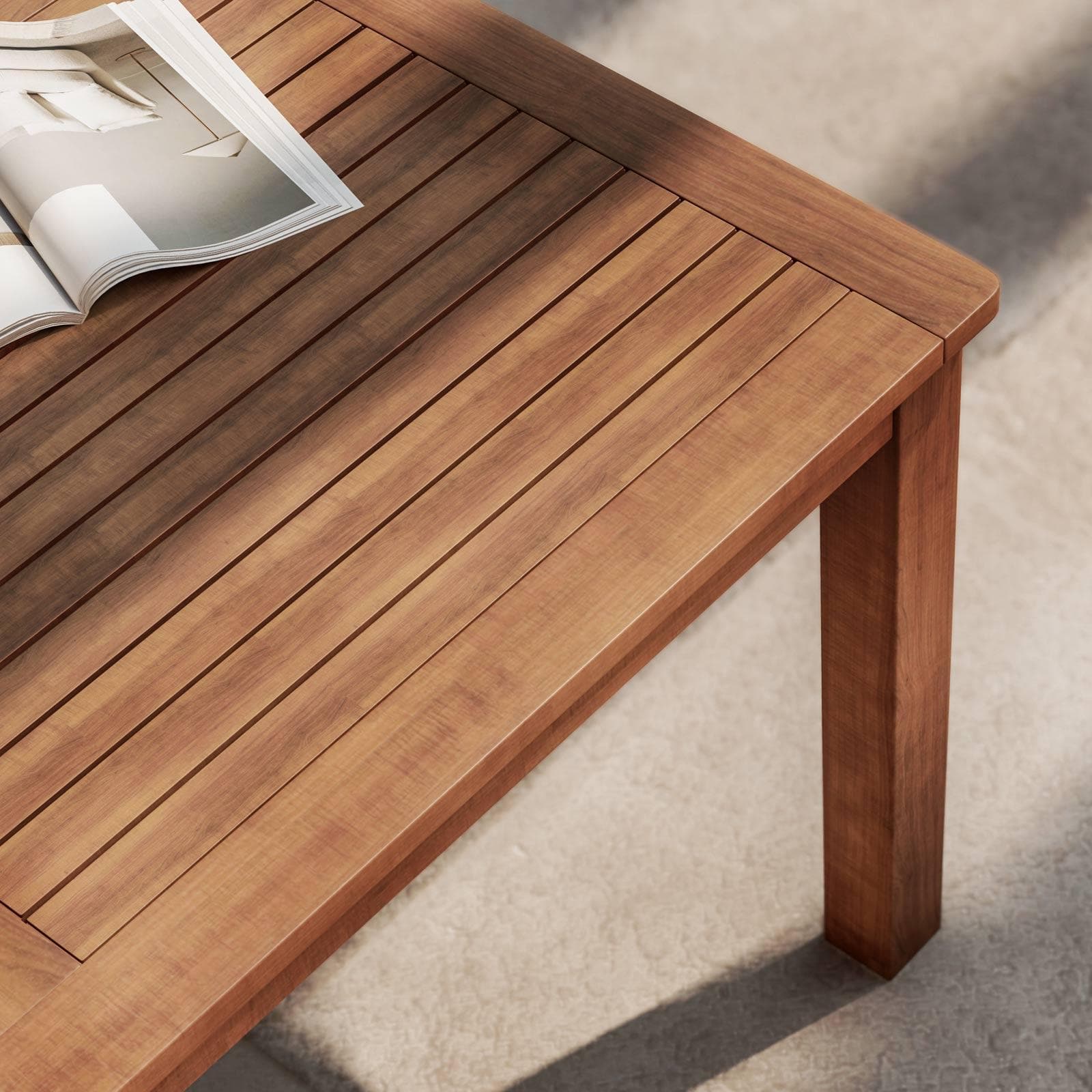 Tavolo da pranzo 160x80 cm in legno di acacia - Paja