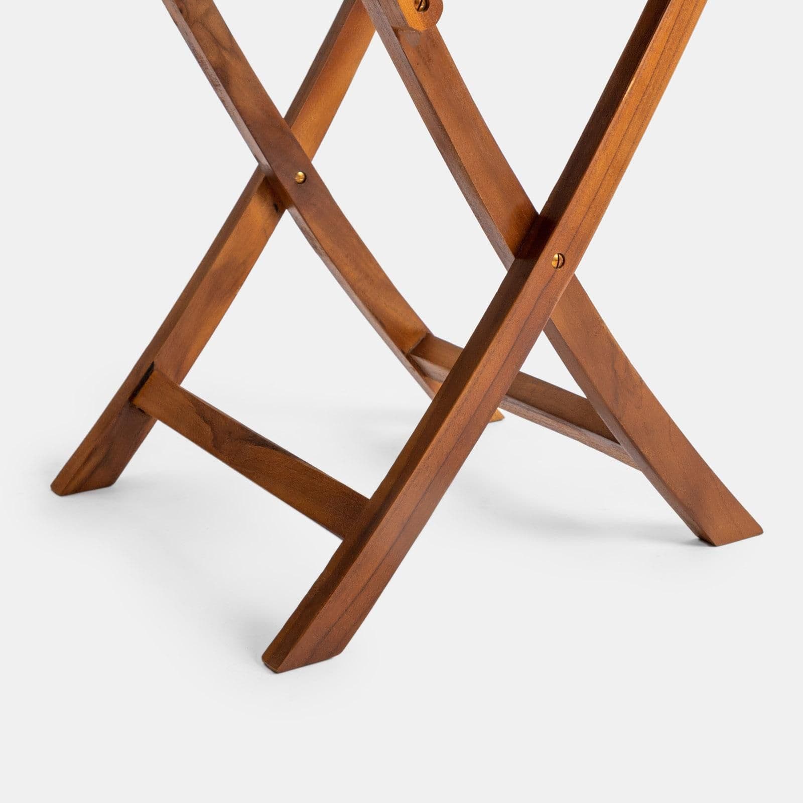 Tavolo da pranzo pieghevole 80x80 cm in legno teak - Louis