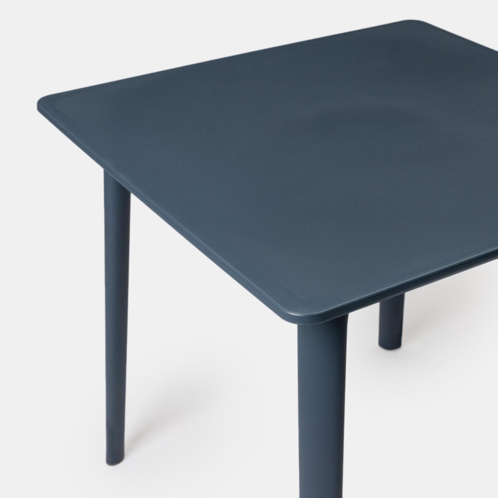Tavolo da giardino 80x80 cm in polipropilene blu oceano - Qalis